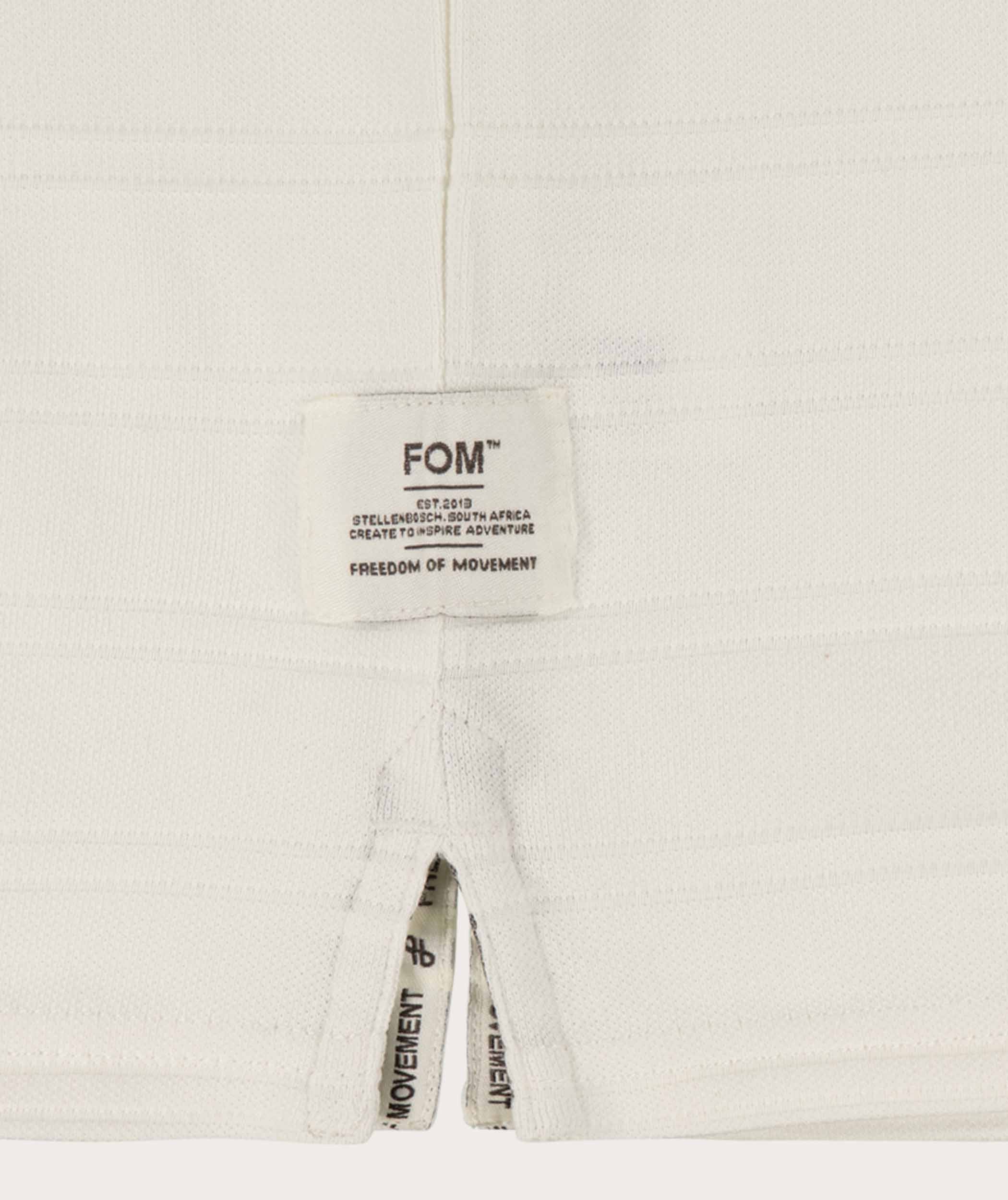 Mens Pique Tee - Ivory