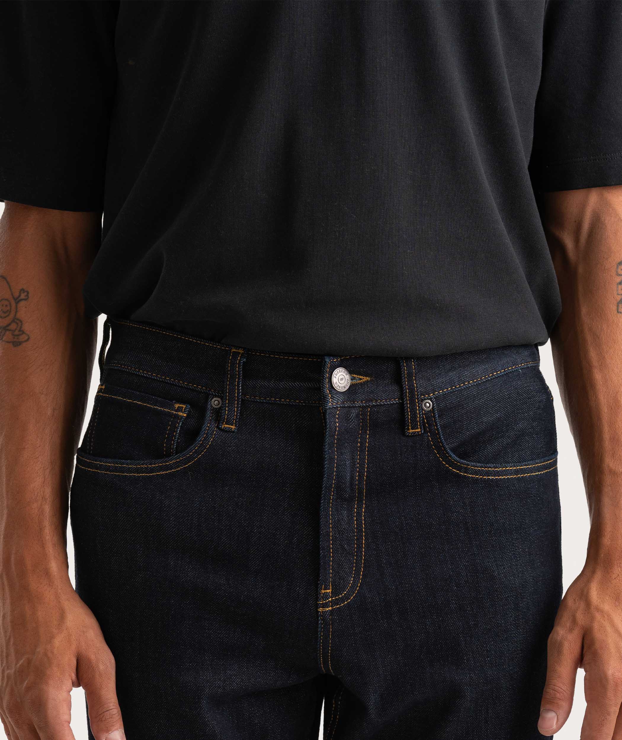Mens Slim Stretch Denim Pants - Indigo