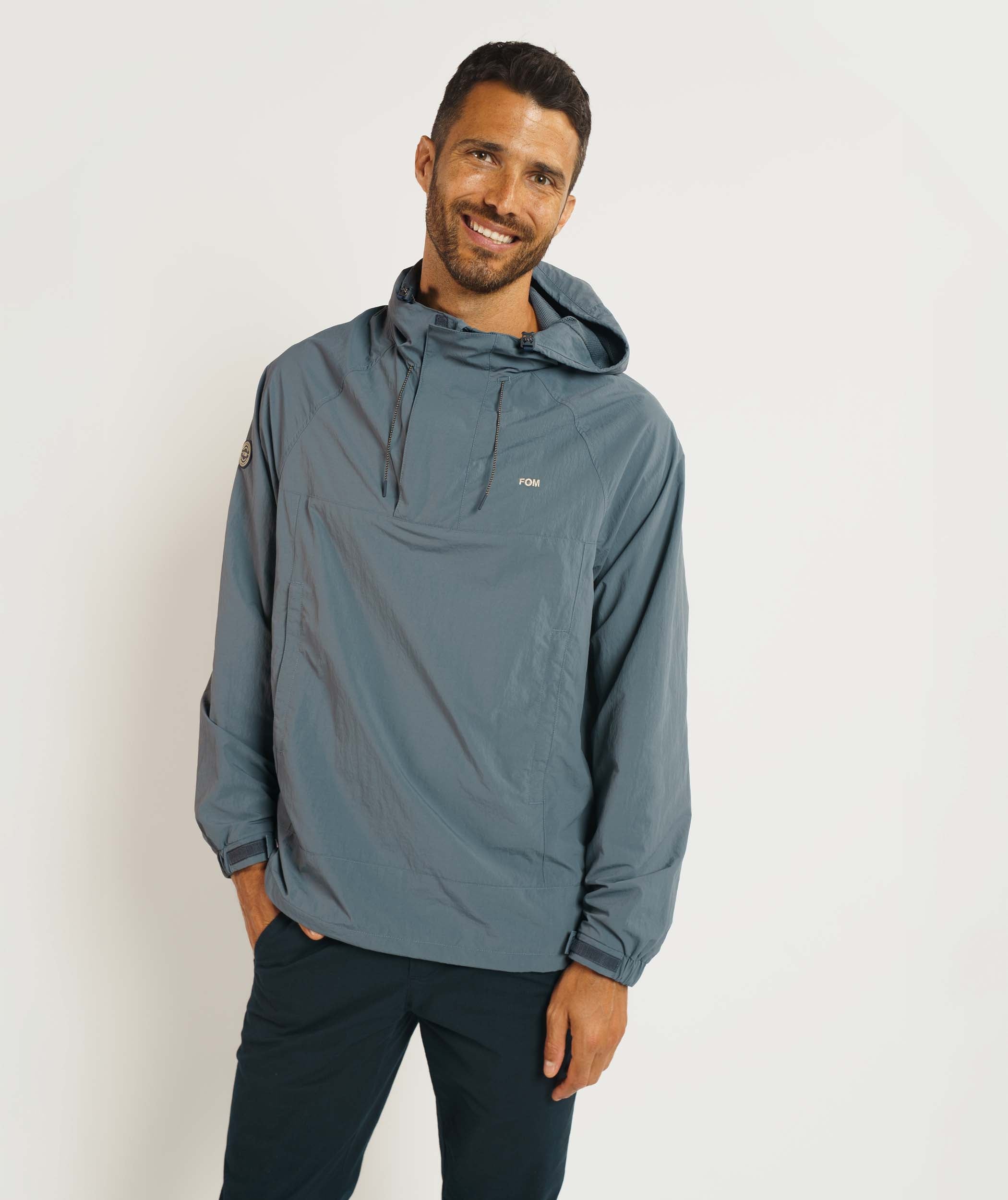Mens Pullover Anorak - Stormy Weather