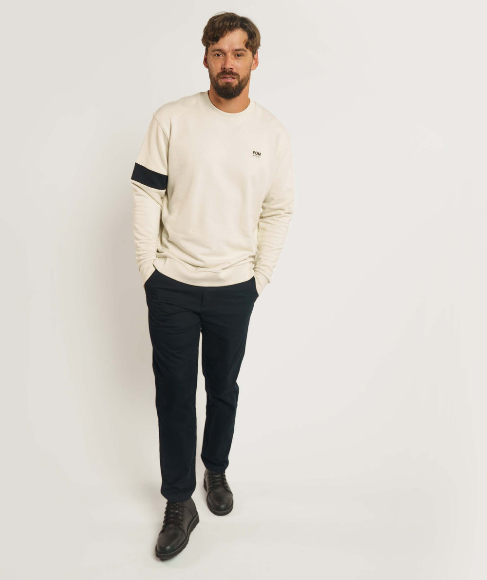 FOM x Kolisi Brushed Twill Tapered Pants - Black