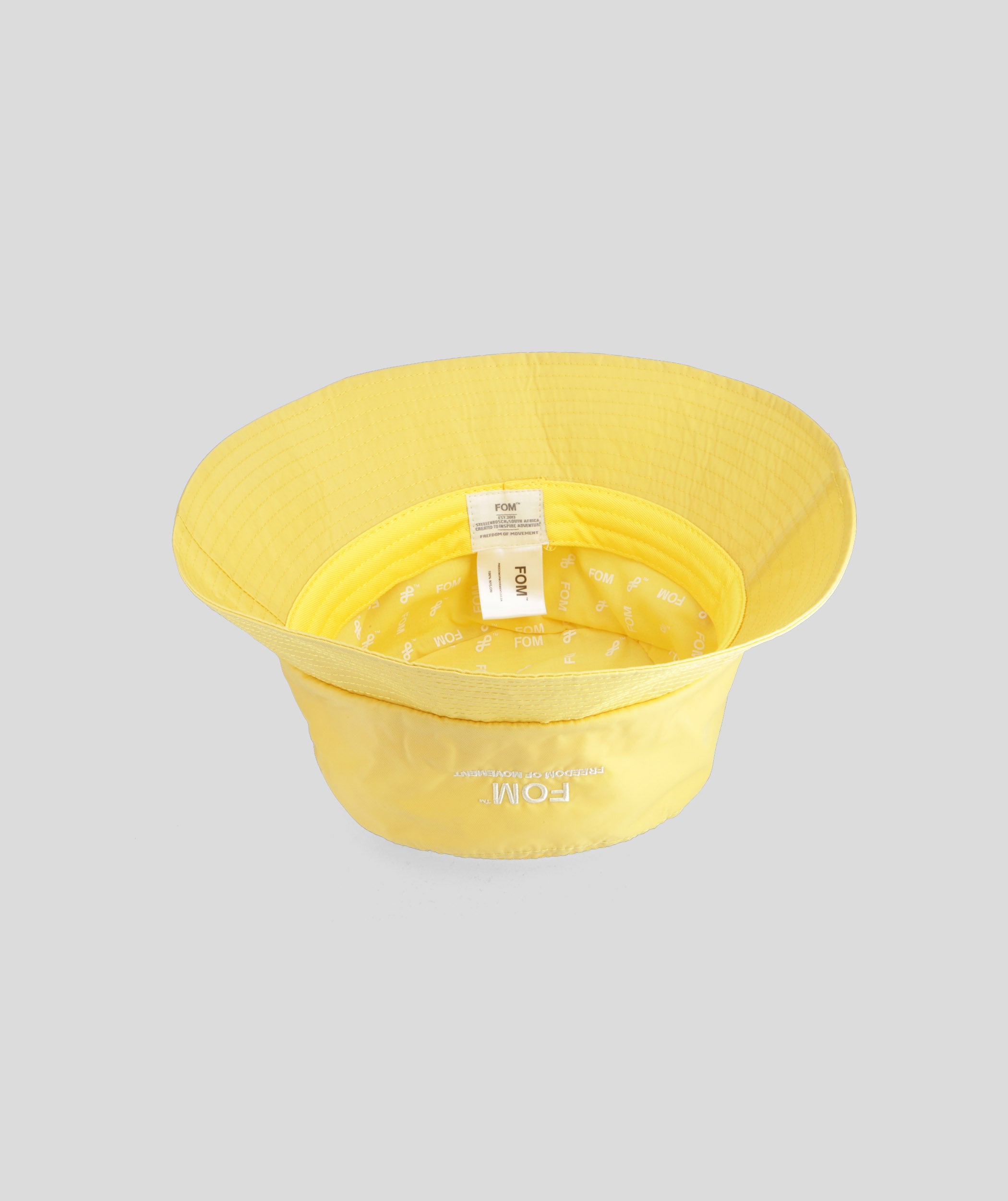 FOM Bucket Hat - Mustard Nylon