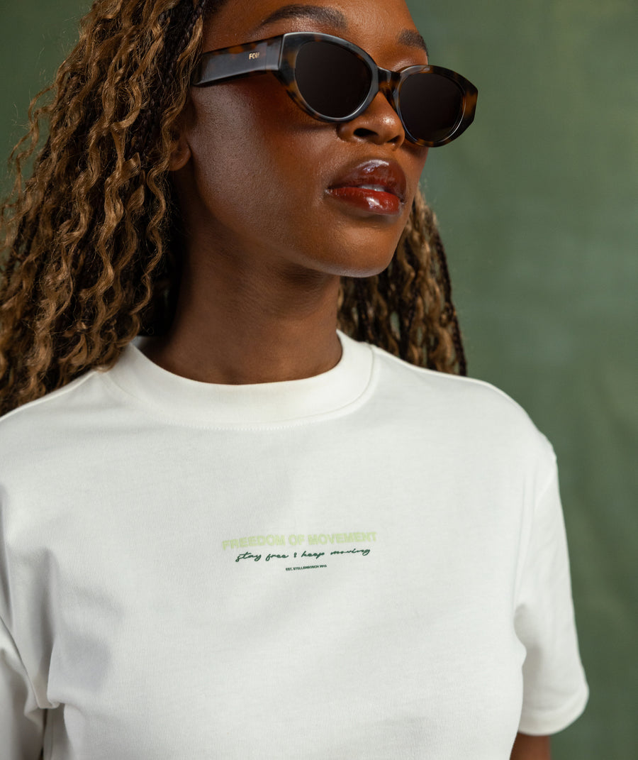 Ladies Erica Graphic Tee - Ivory