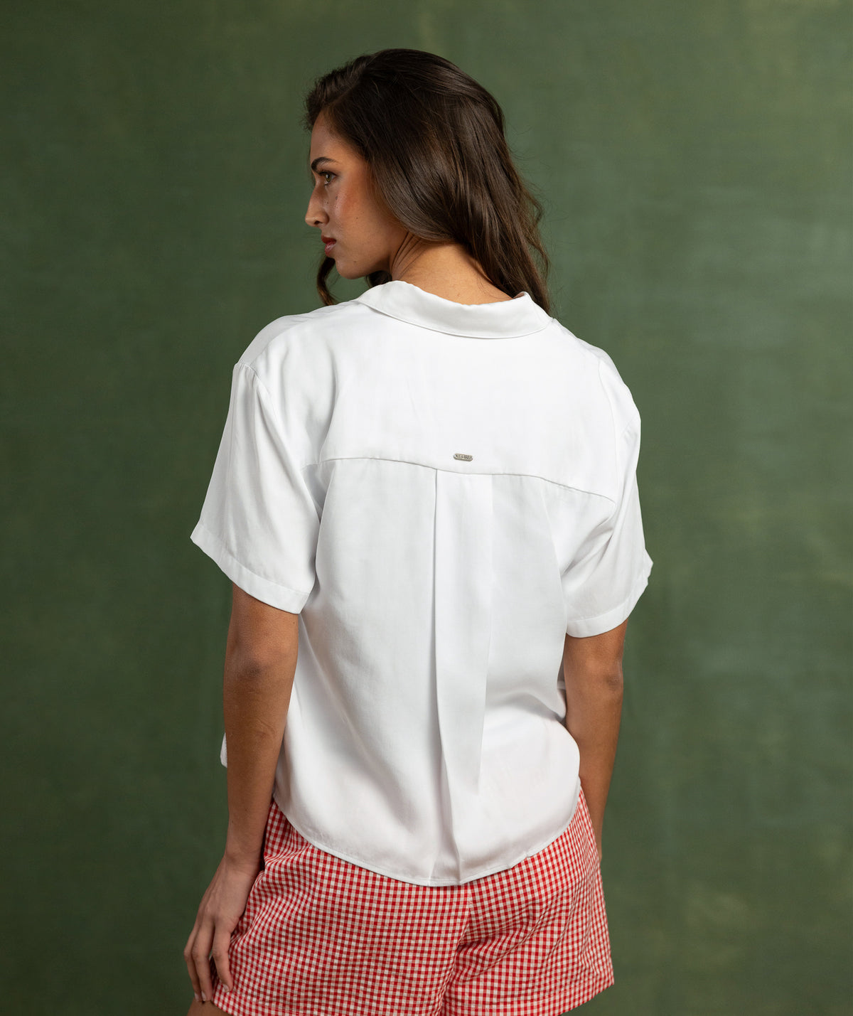 Ladies Short Sleeve Shirt - White