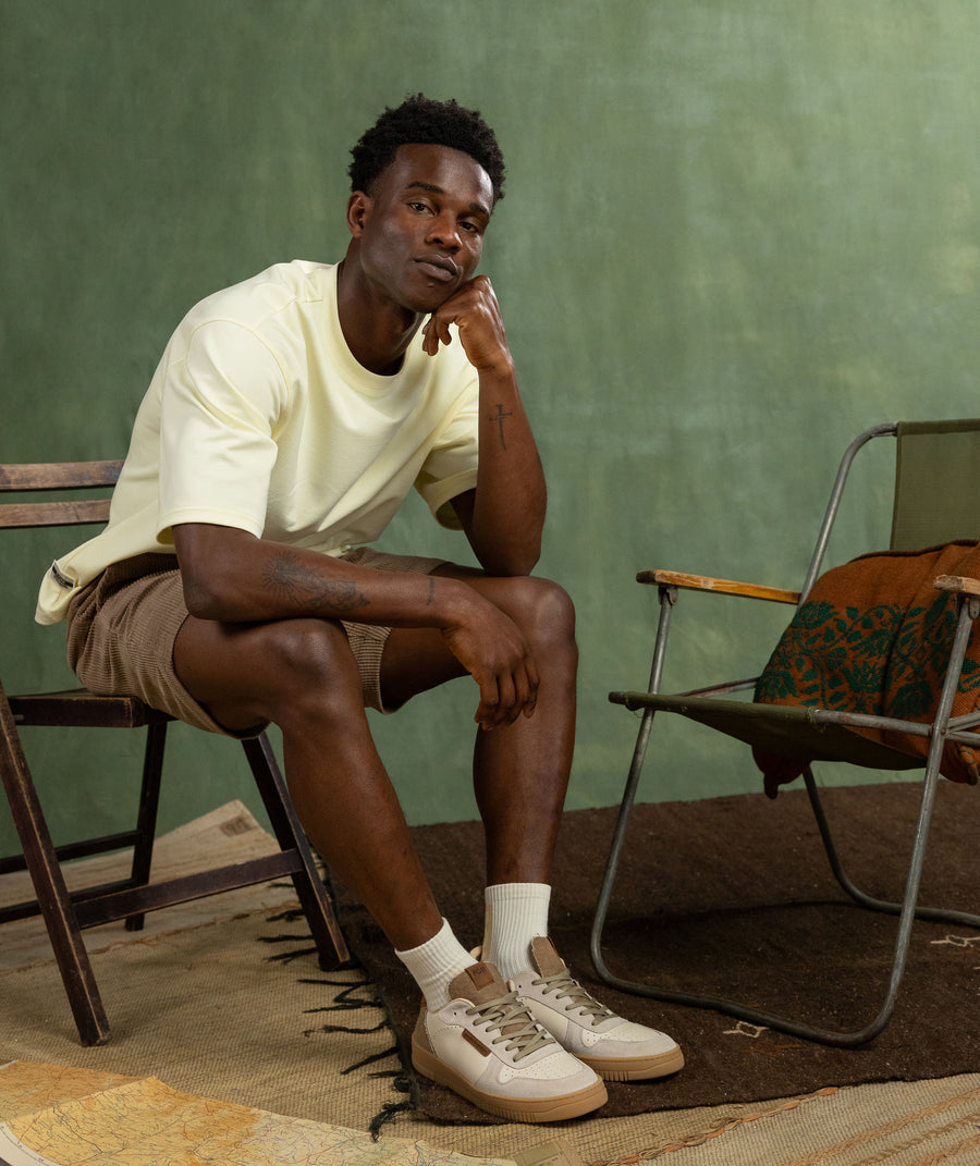 Mens FreeMotion Relaxed Tee - Butter