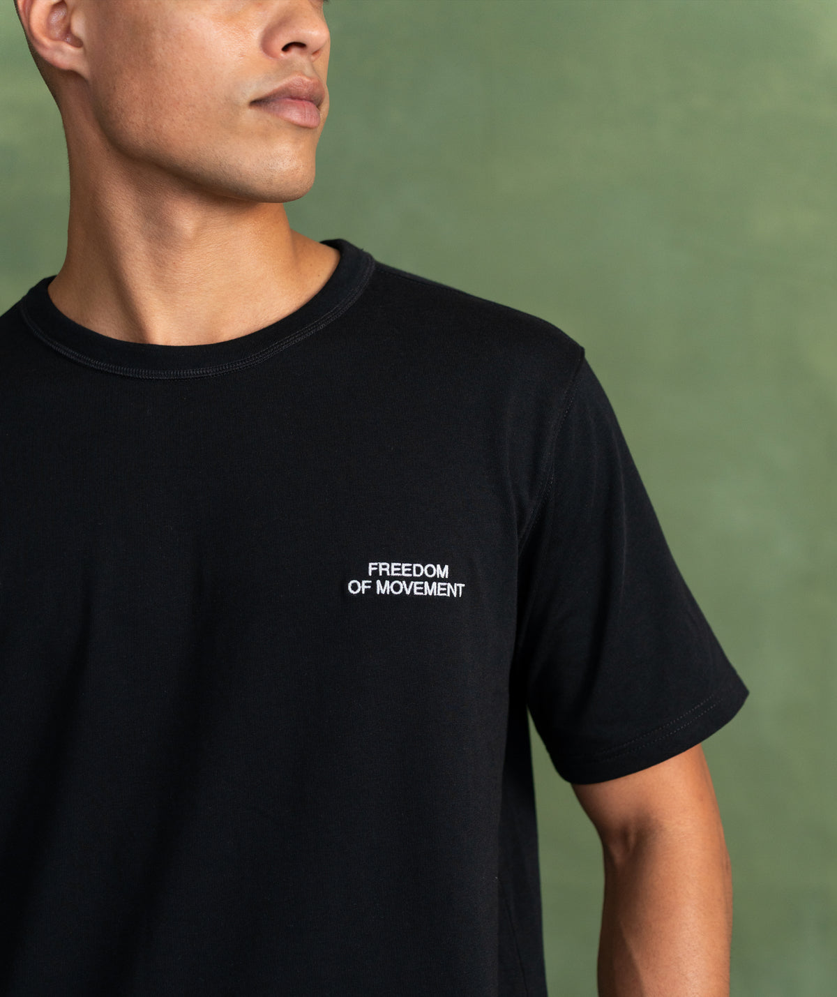 Mens Regular Cotton Tee - Black