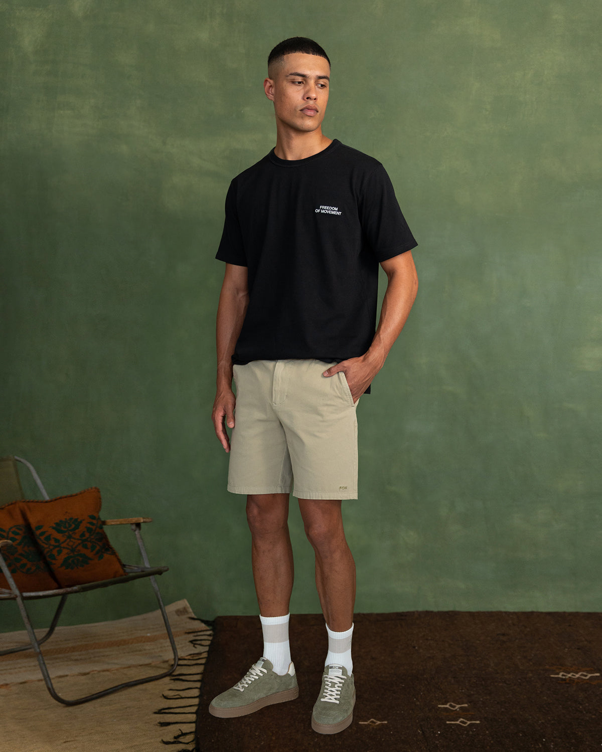 Mens Regular Cotton Tee - Black