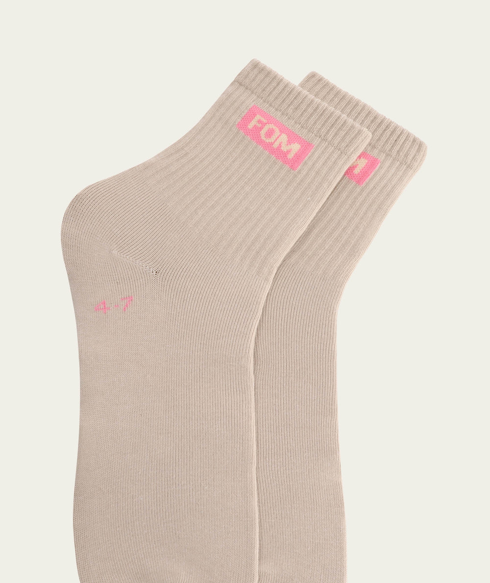 Socks Active - Stone FOM (Size 4-7)
