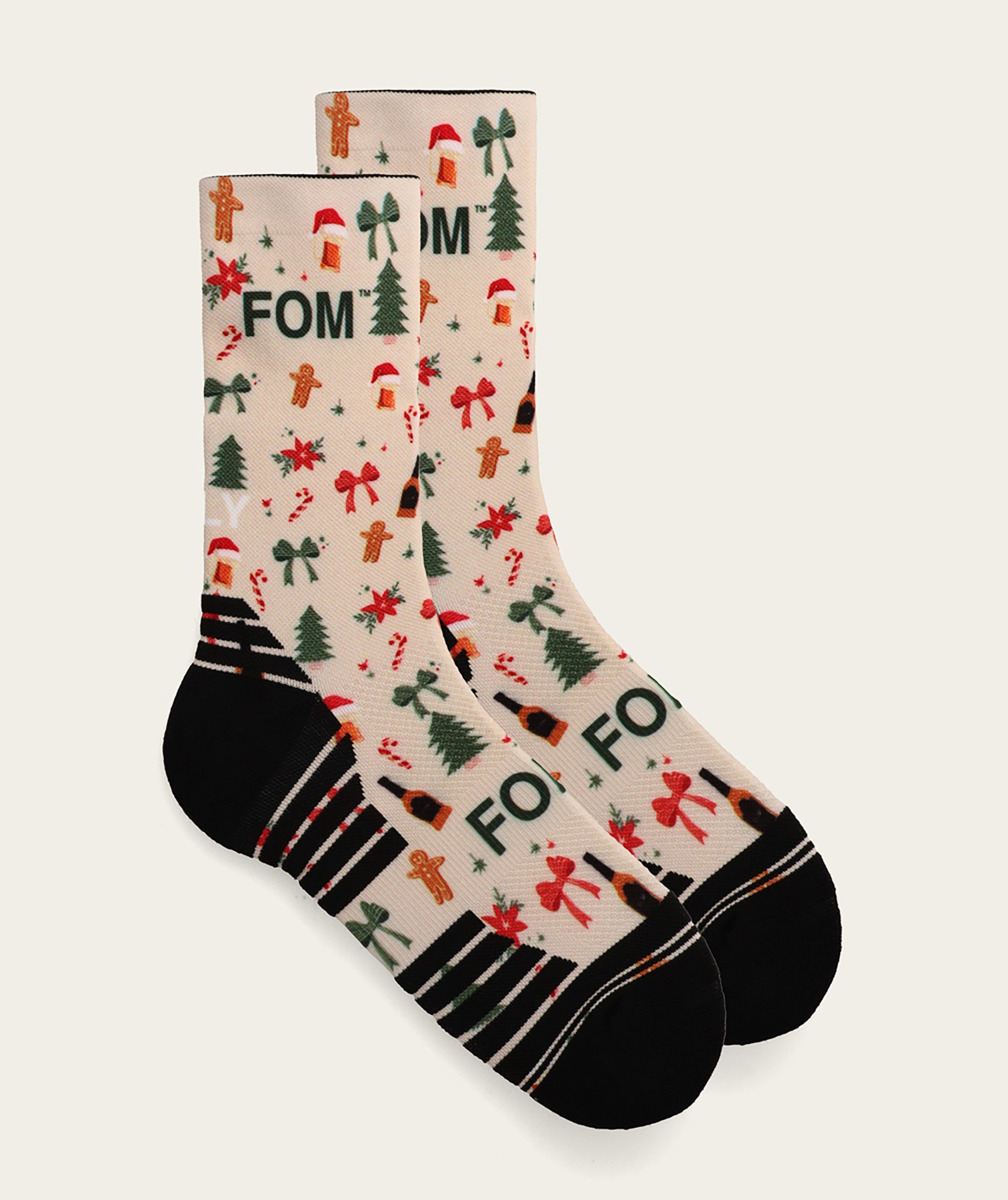 Socks FOM Crew - Holly Jolly Xmas (Size 8-12)