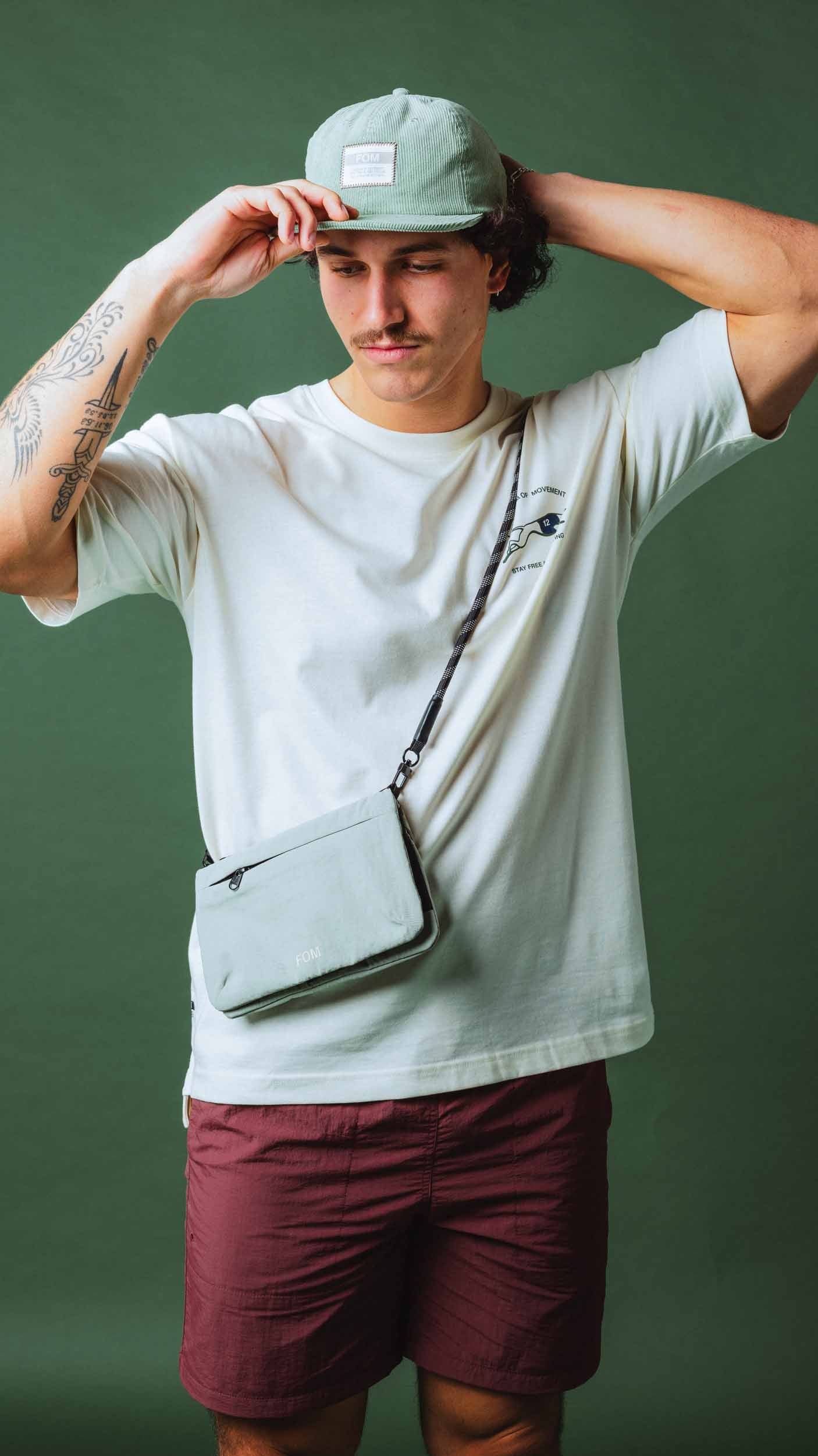 FOM Unstructured Corduroy Cap - Sage