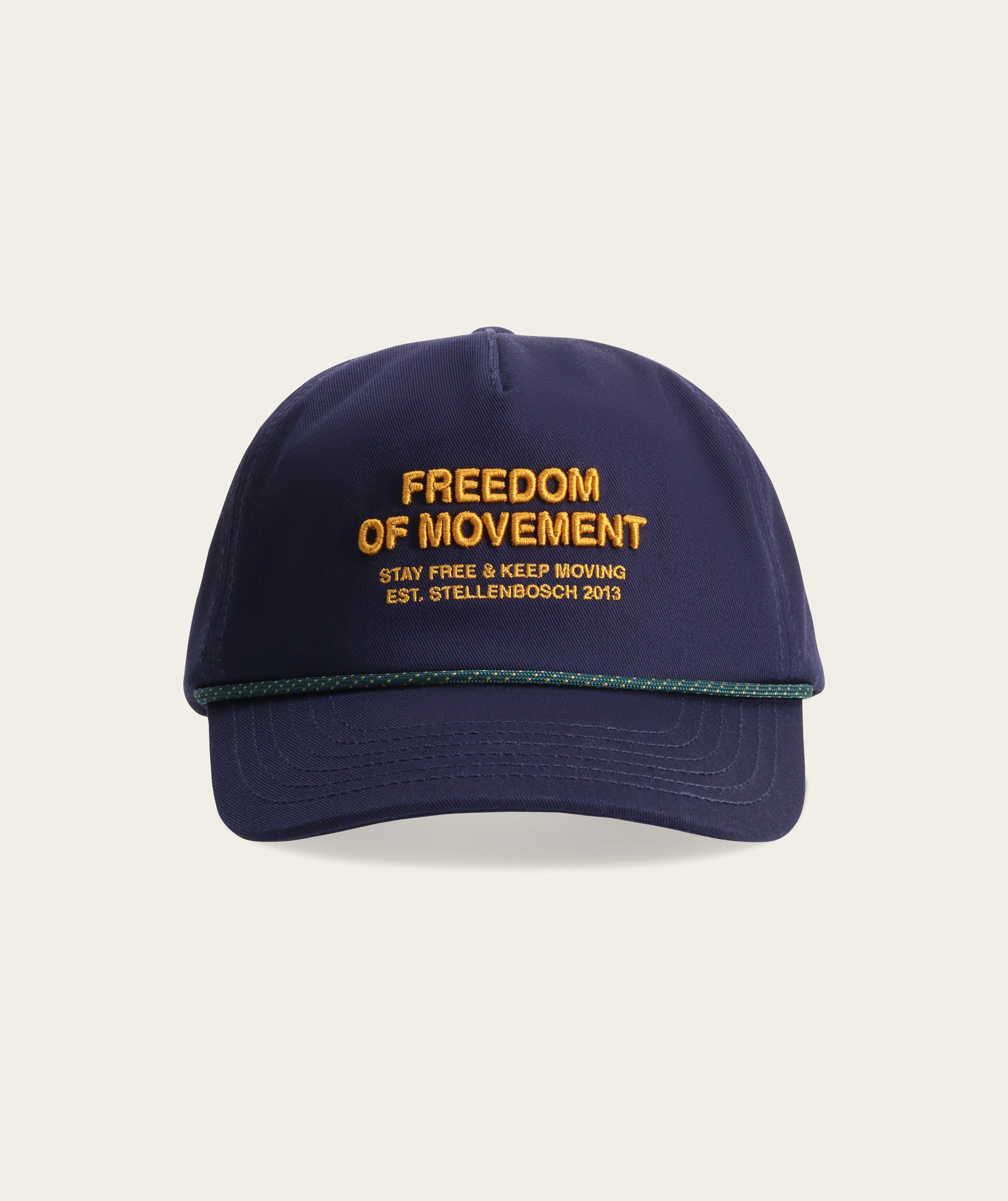 FOM Cotton Twill Structured Cap - Navy