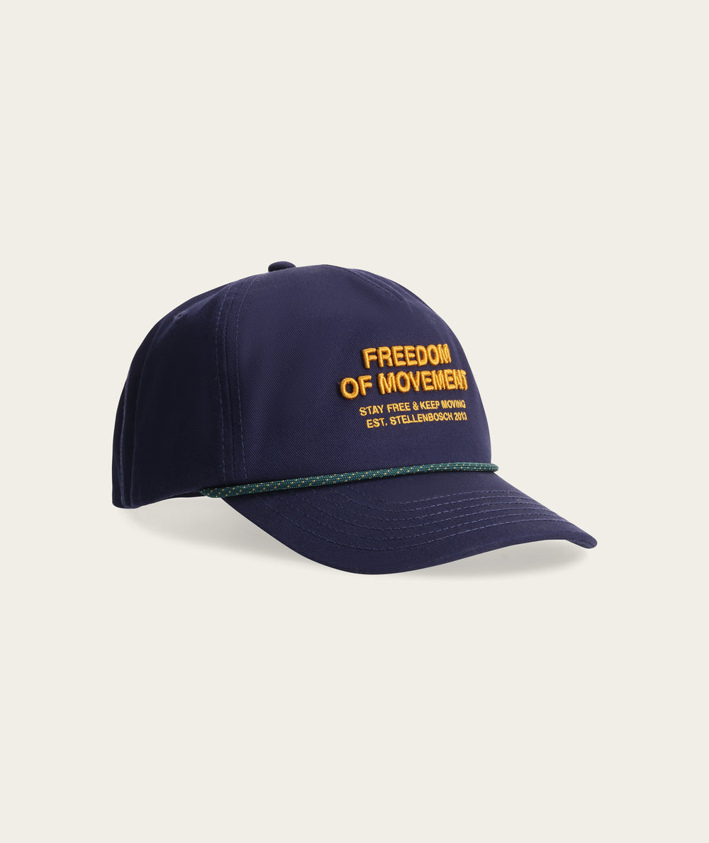 FOM Cotton Twill Structured Cap - Navy