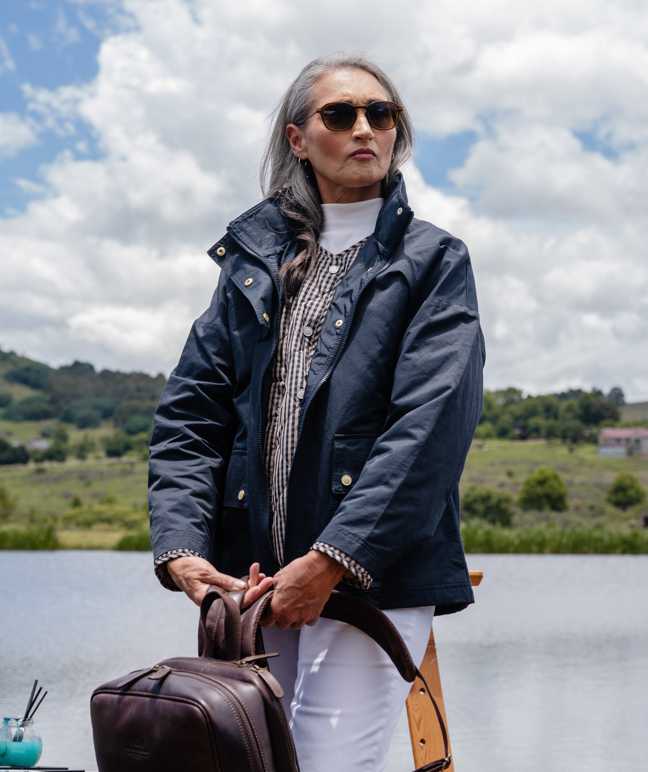 Ladies Field Jacket - Navy