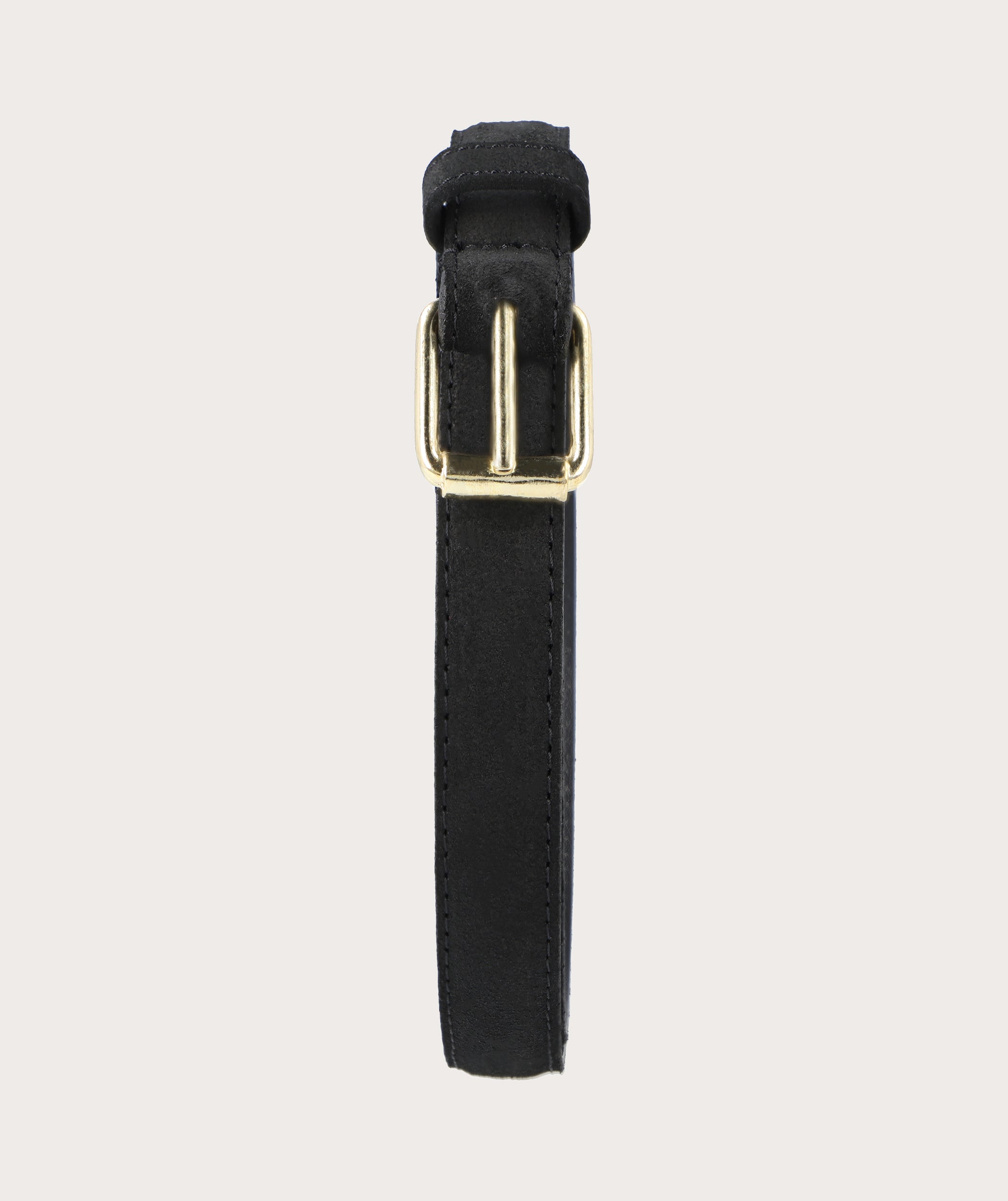Ladies Belt - Black Suede