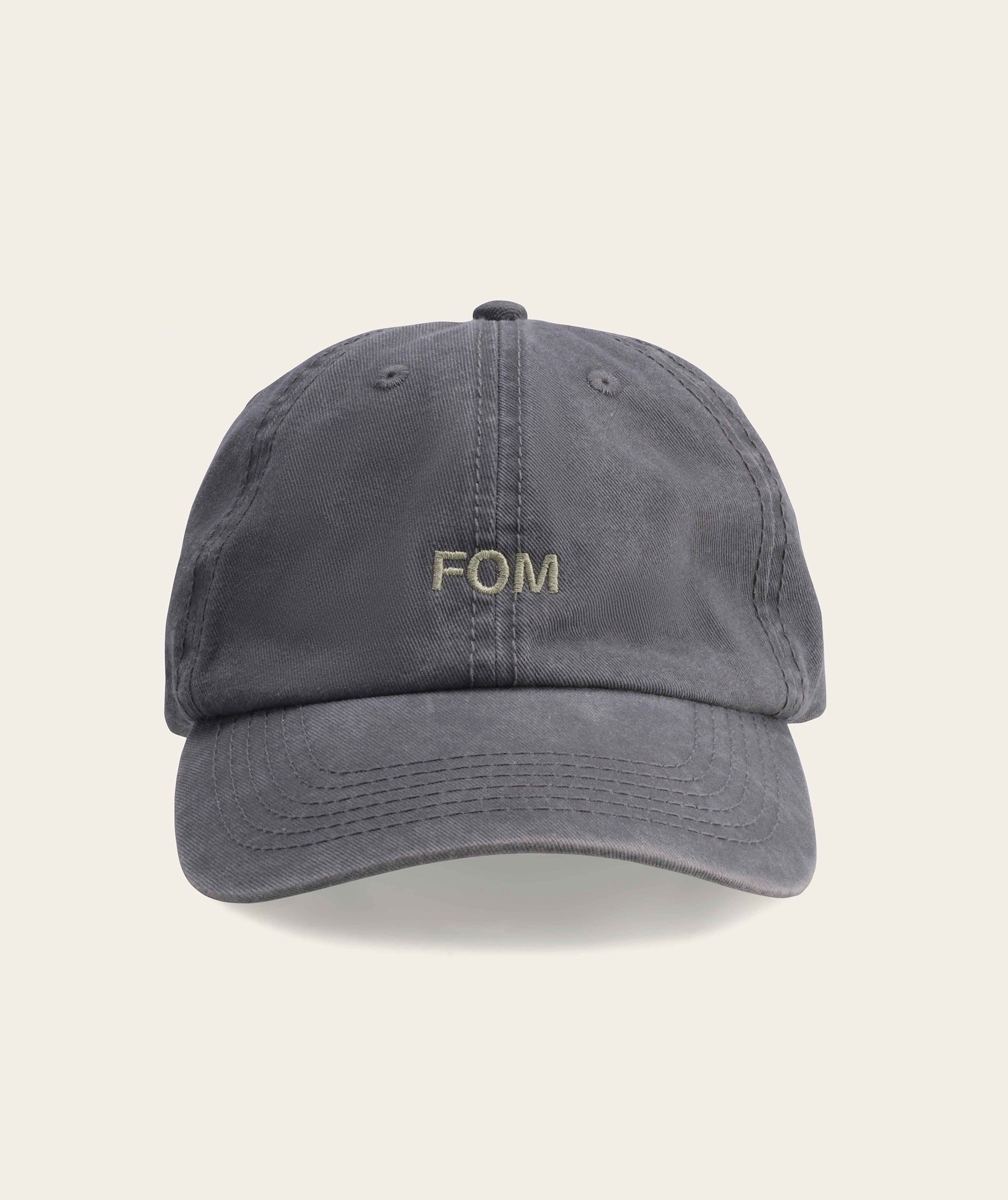 FOM Dad Cap - Washed Cement/ Green