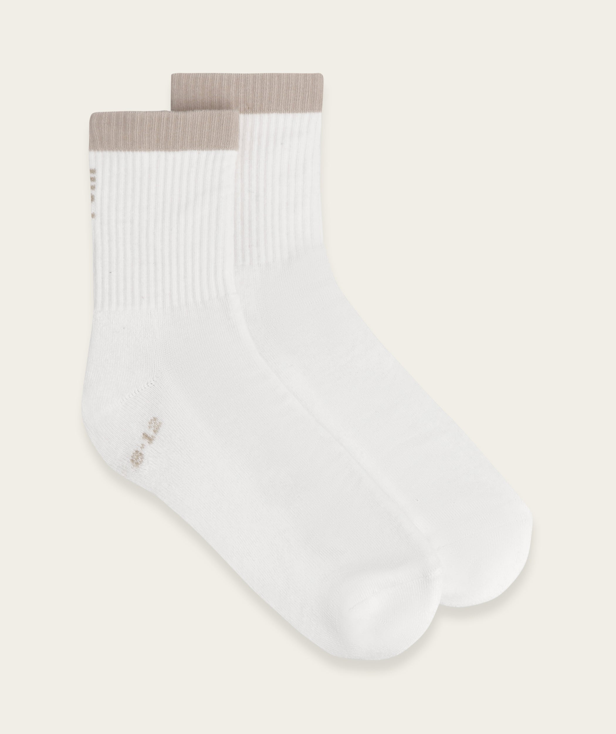 Socks Active - Optic White/ Light Grey FOM (Size 8-12)