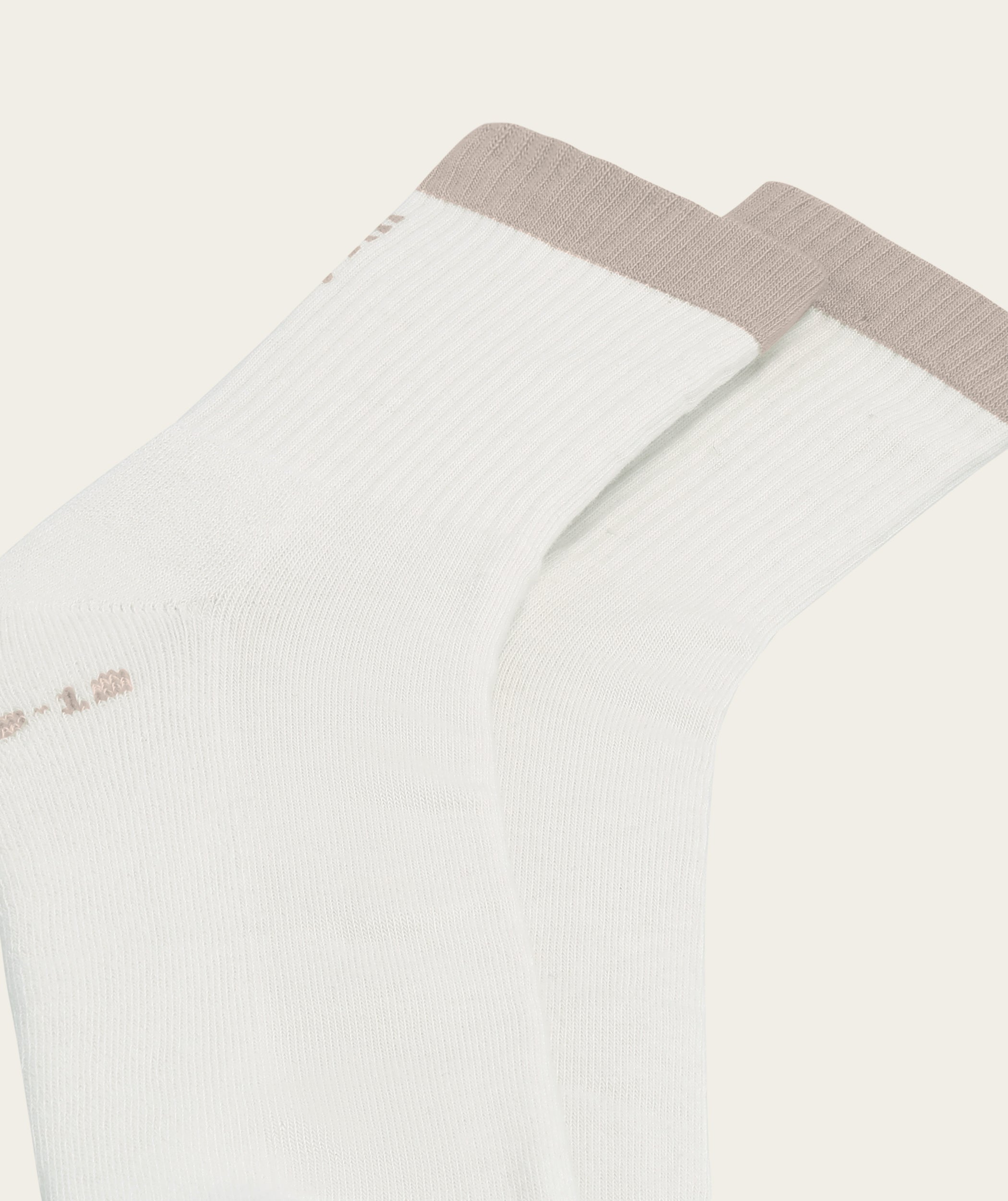 Socks Active - Optic White/ Light Grey FOM (Size 8-12)