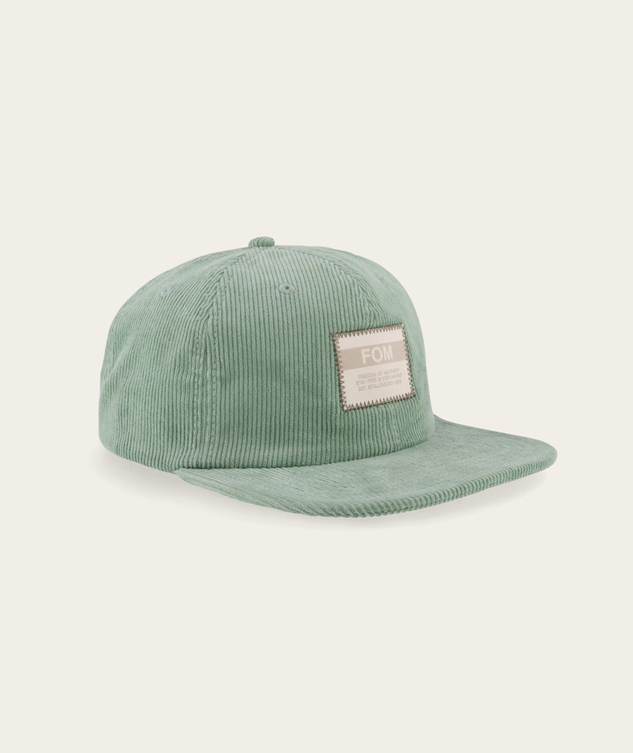 FOM Unstructured Corduroy Cap - Sage