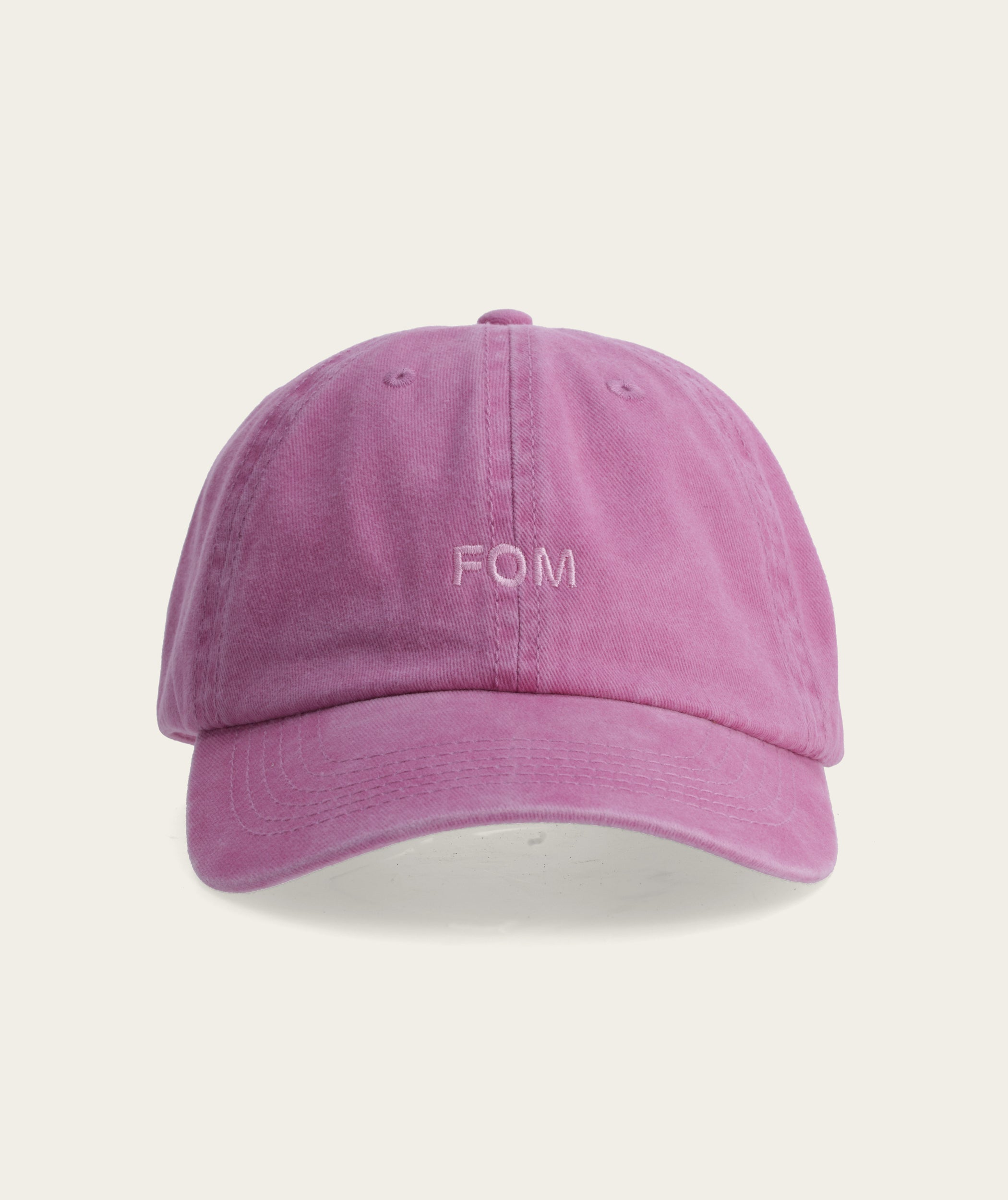 FOM Dad Cap - Washed Powder Pink/ Pink