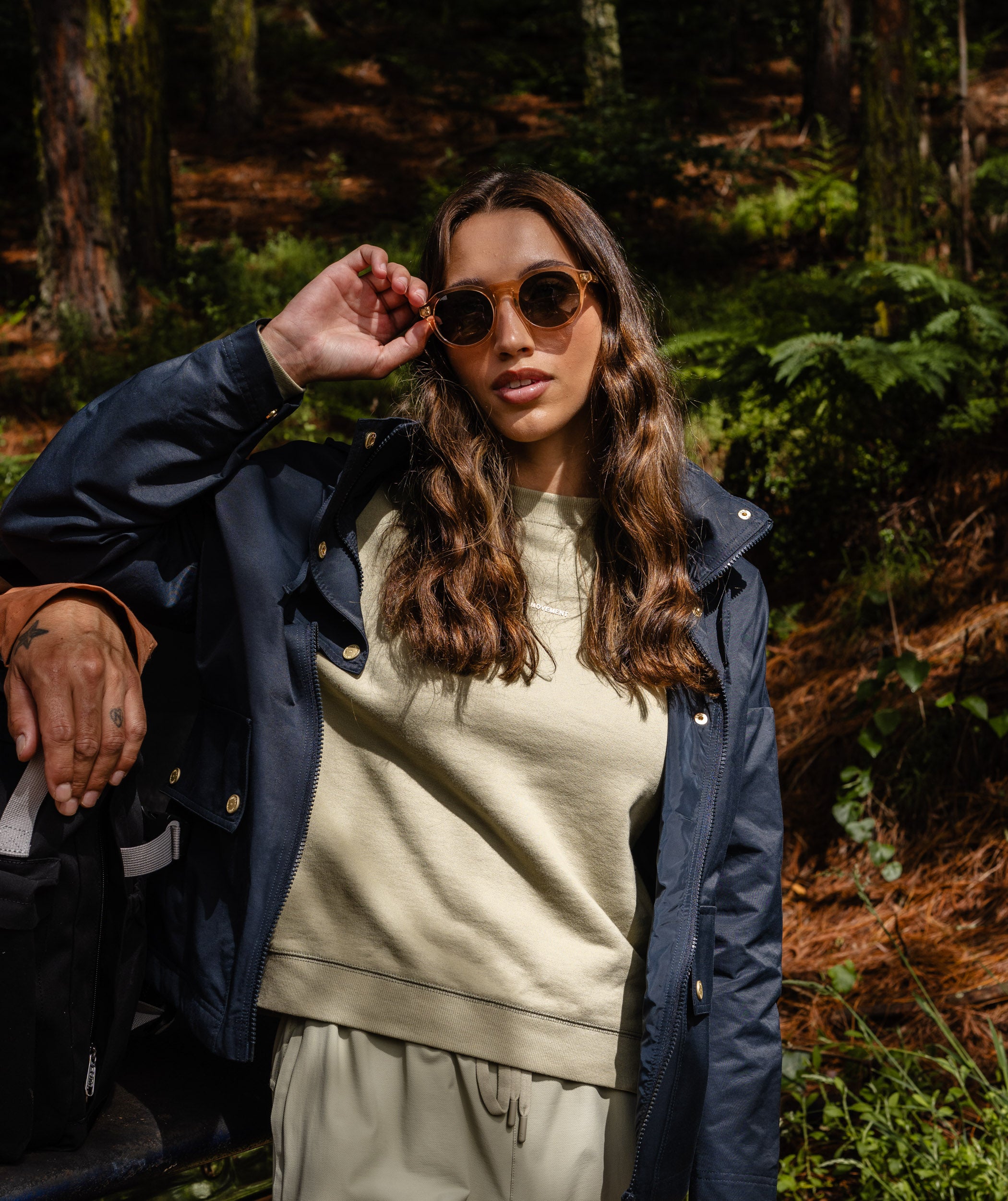 Ladies Raglan Sweater - Aloe