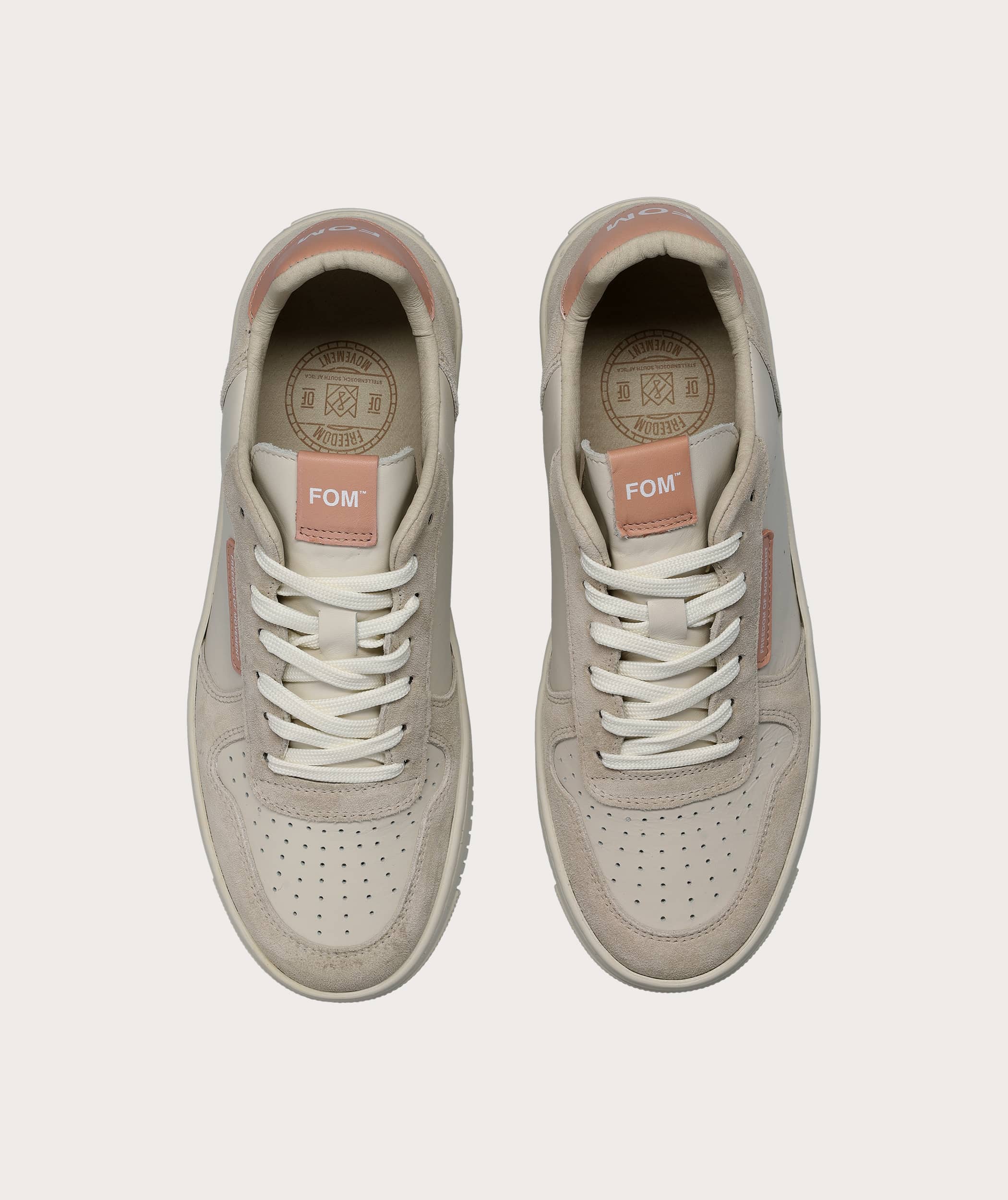 FOM Tekkie - Off-White/ Blush