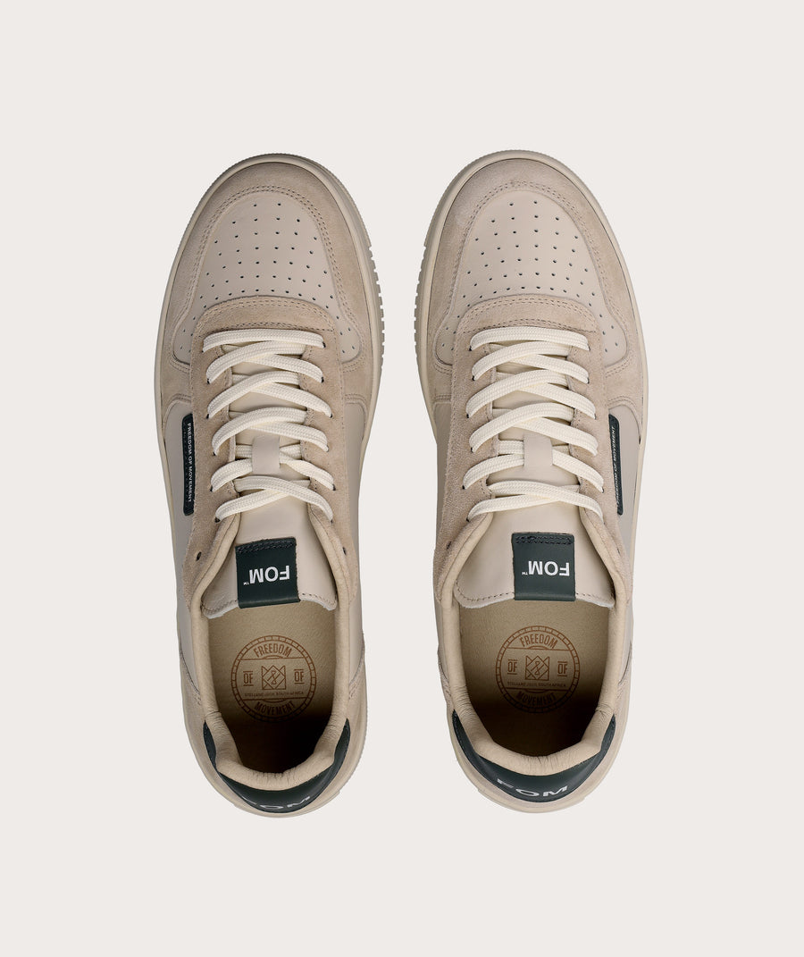 FOM Mens Tekkie - Off-White/ Ocean