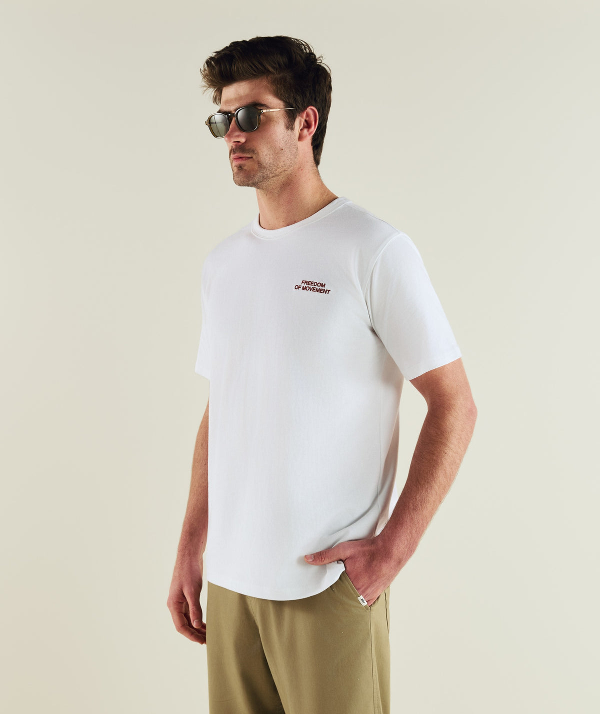 Mens Regular Cotton Tee - White