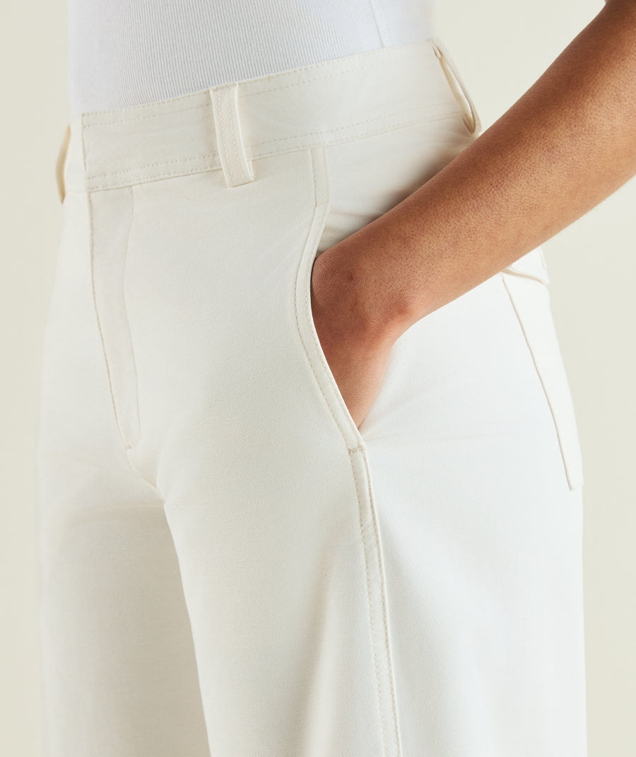 Ladies Barrel Pants - Ivory