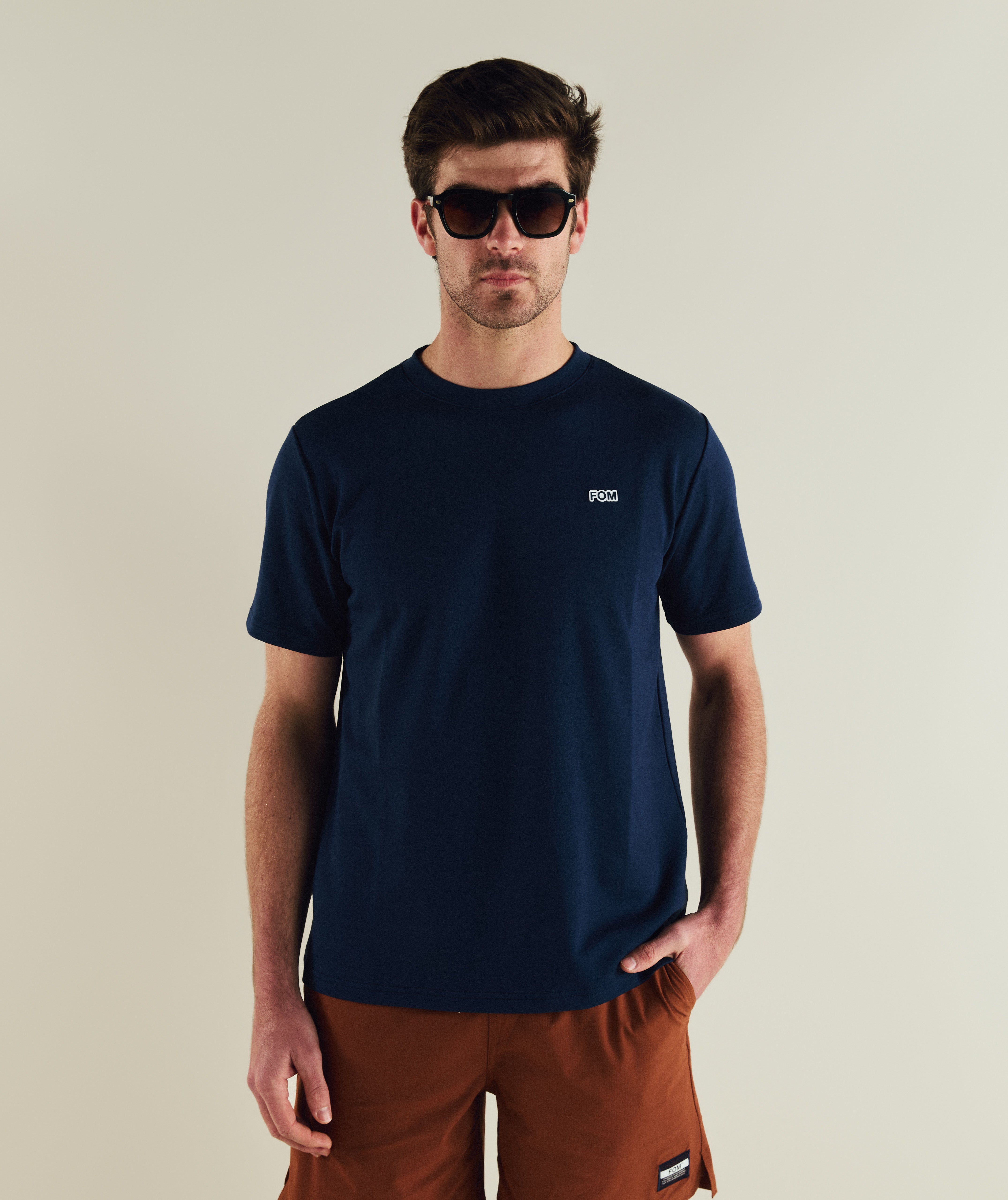 Mens FreeMotion Interlock Tee - Navy
