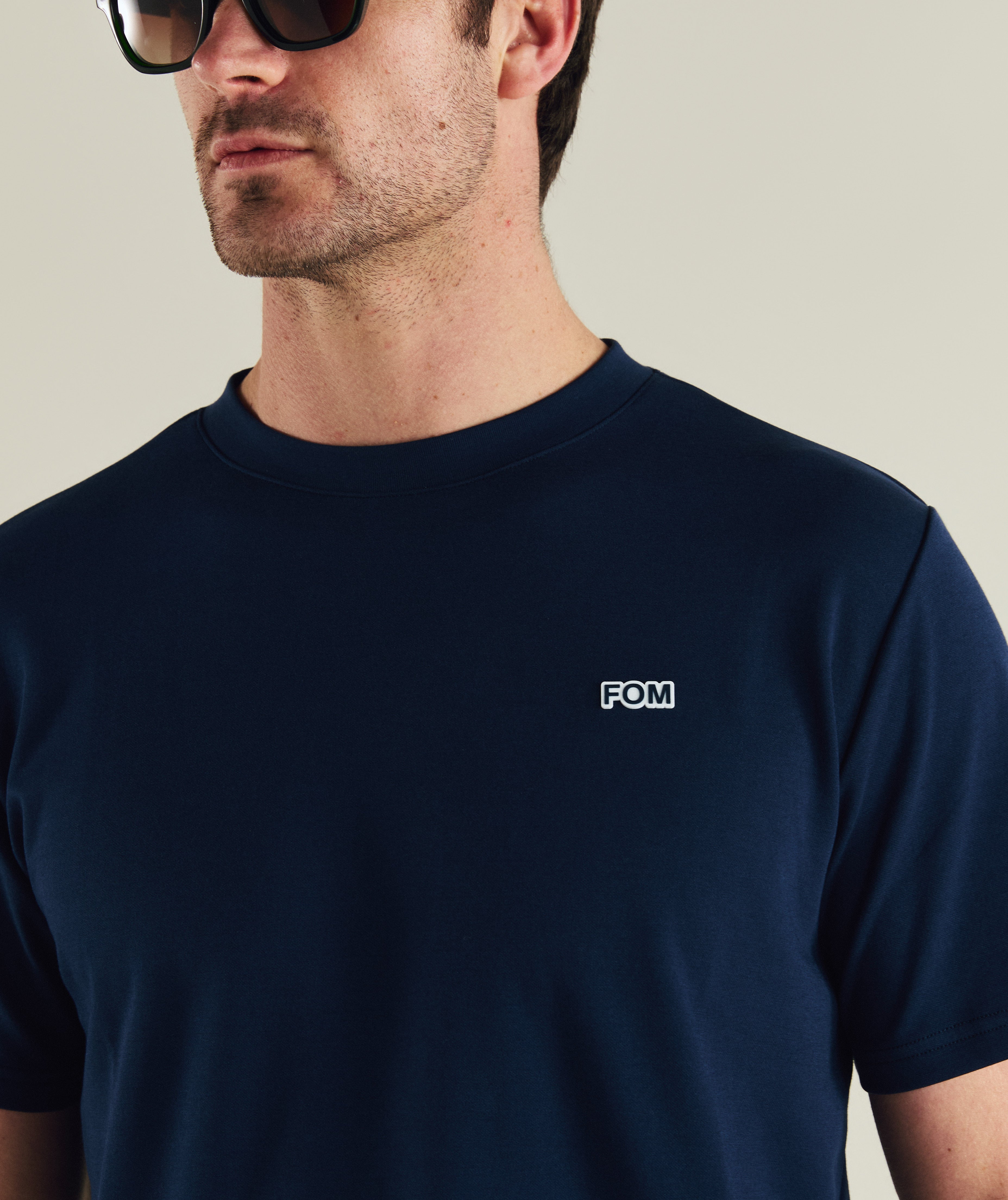 Mens FreeMotion Interlock Tee - Navy