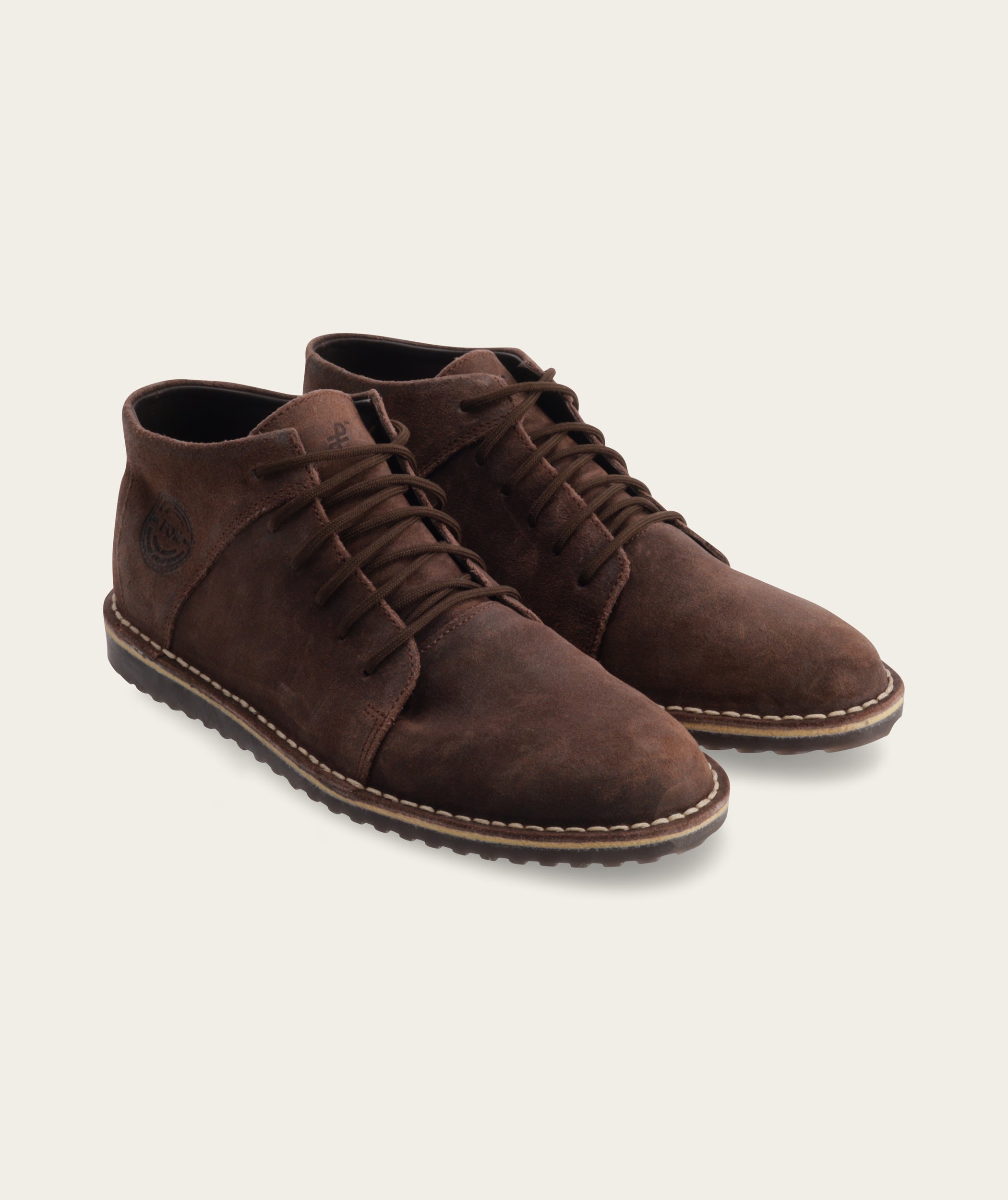 Vellies Standard - Tobacco Oily Suede