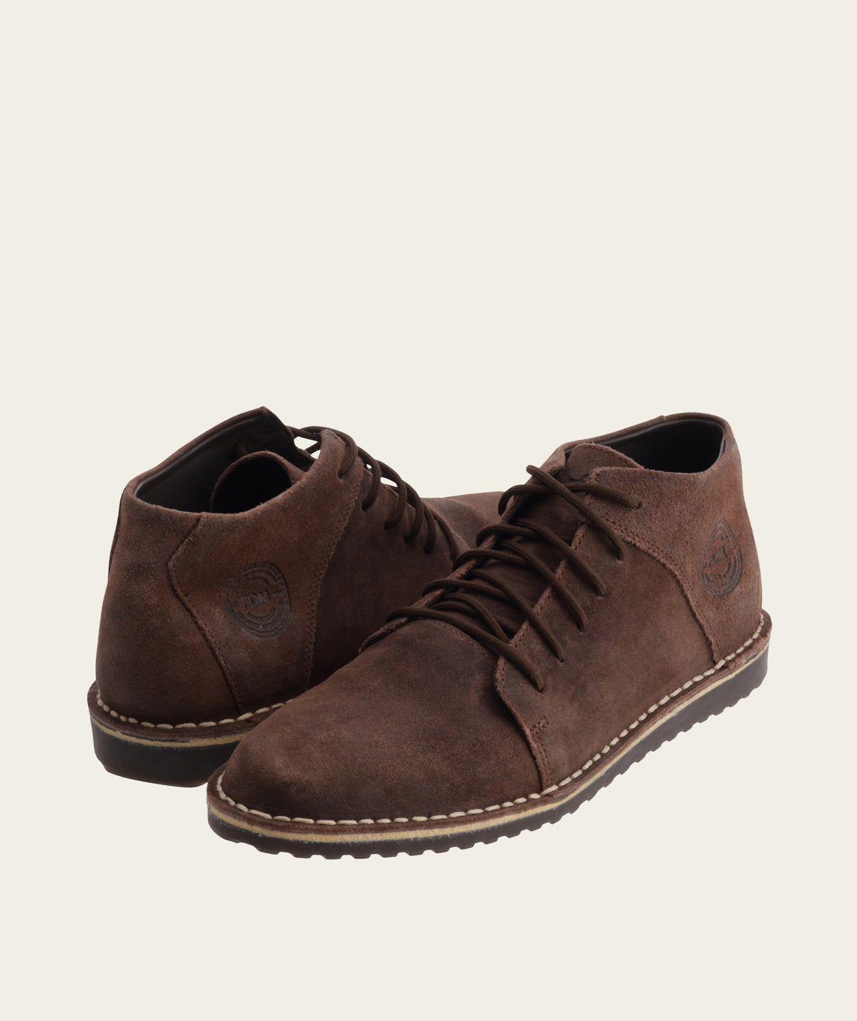 Mens Vellies Standard - Tobacco Oily Suede