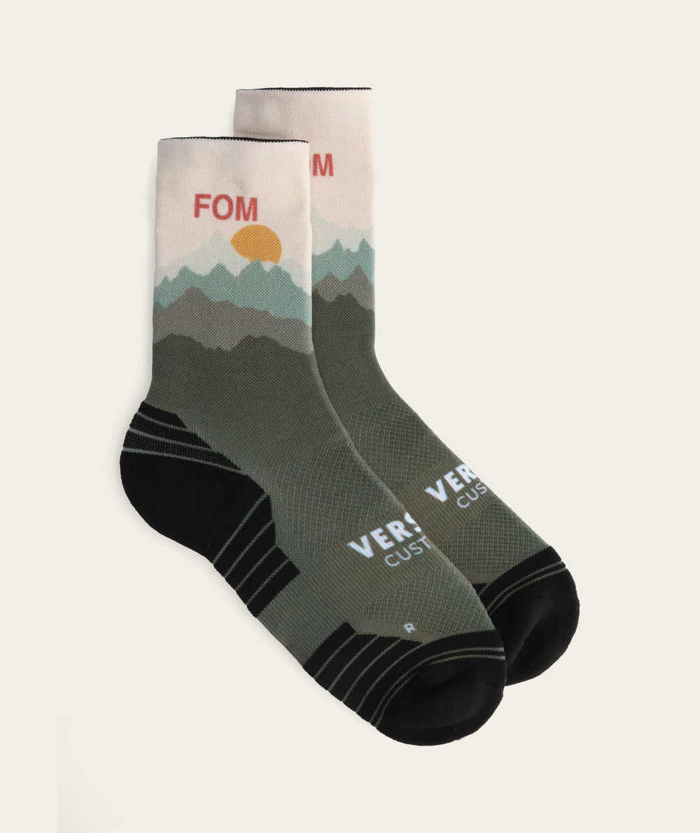 FOM x Versus Socks/ Forest Green (Size 4-7)