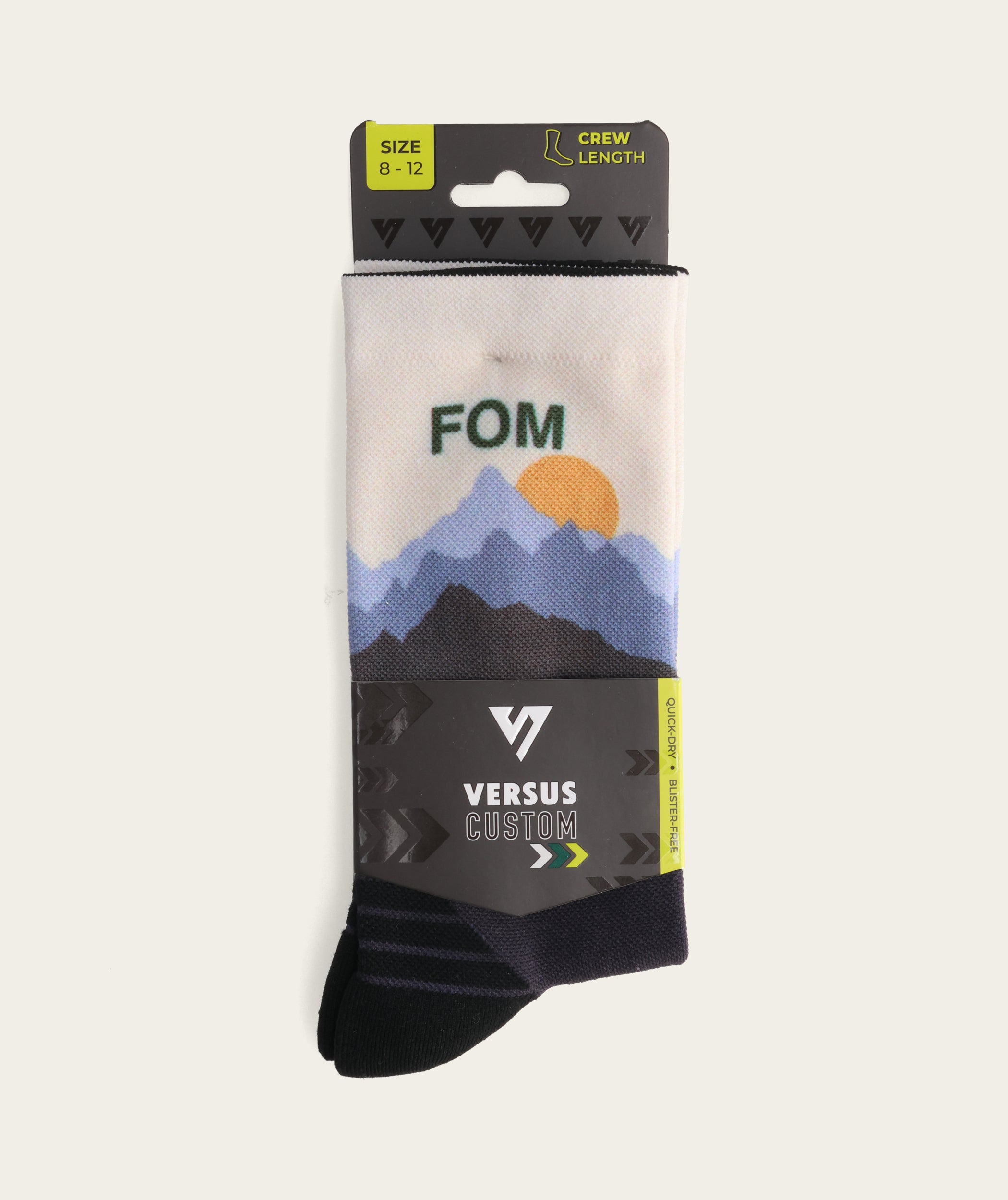 FOM x Versus Socks/ Stormy Horizon (Size 8-12)