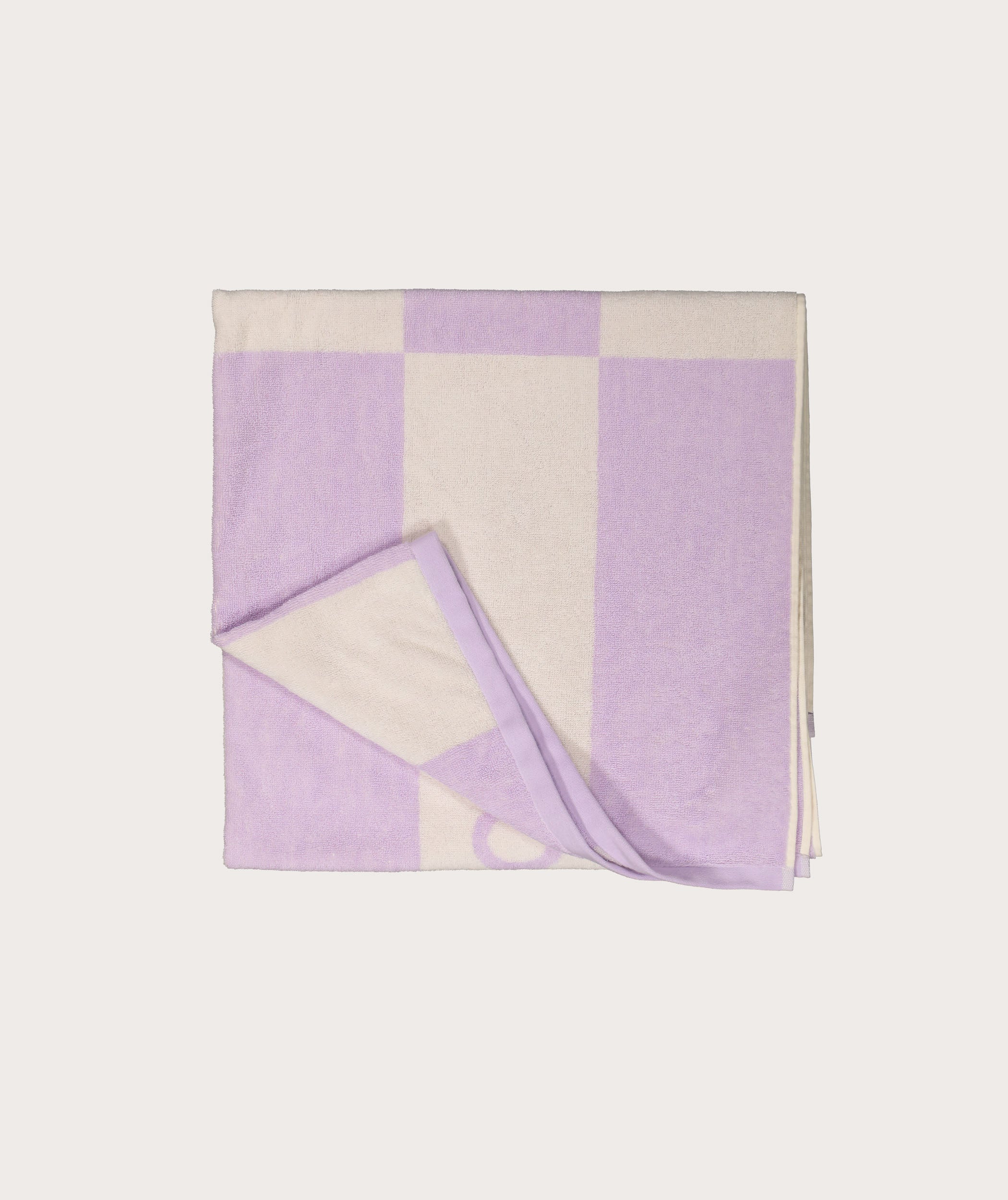 FOM Beach Towel - Ivory/ Lilac