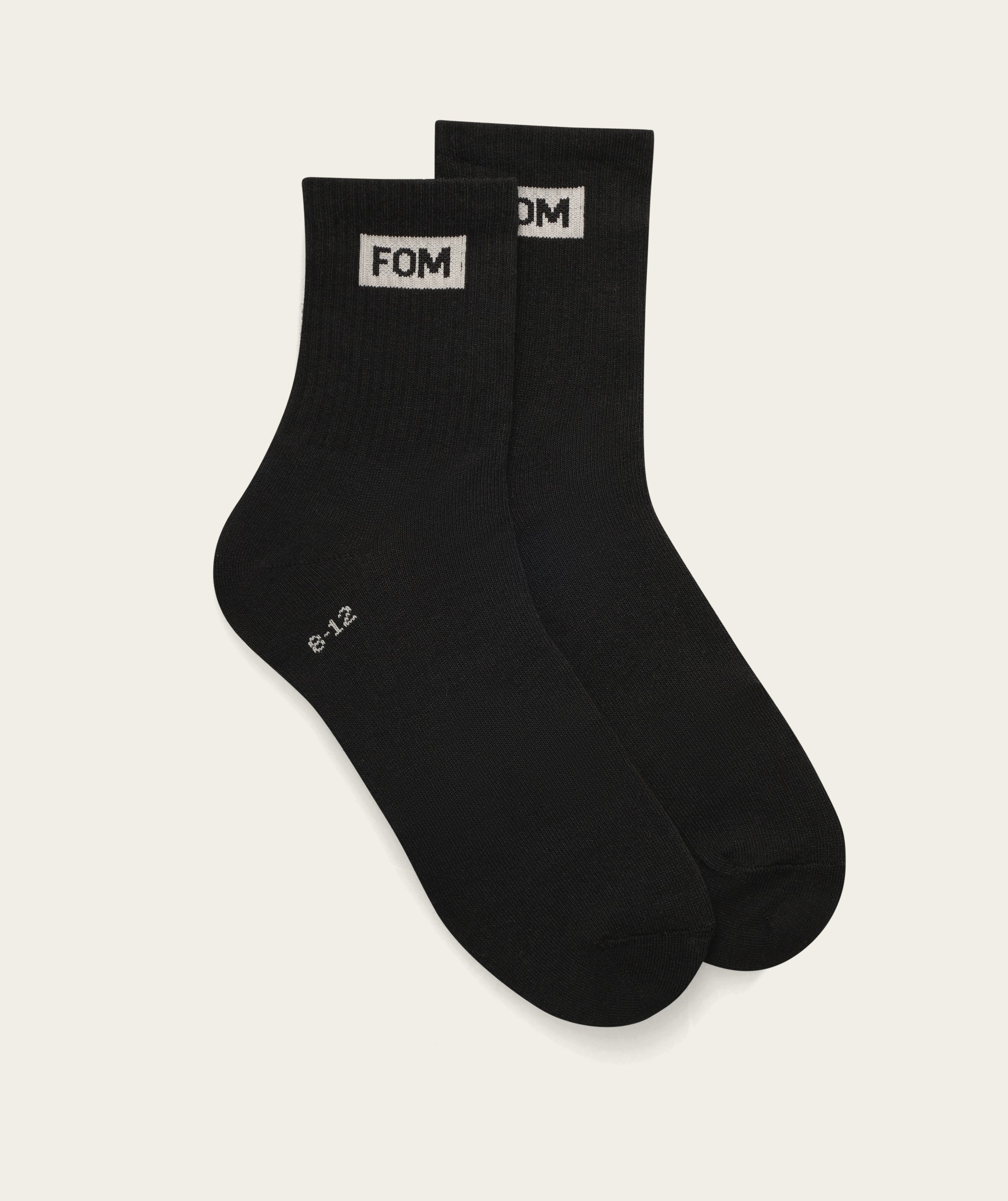 Socks Active Twin Pack - Grey Melange & Black (Size 8-12)