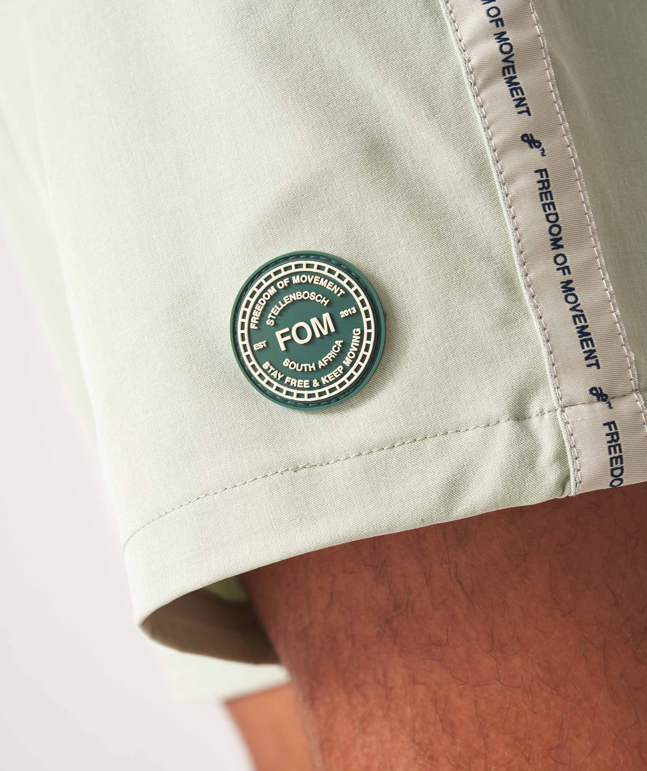 Mens Stretch Swim Short - Seafoam Green Melange