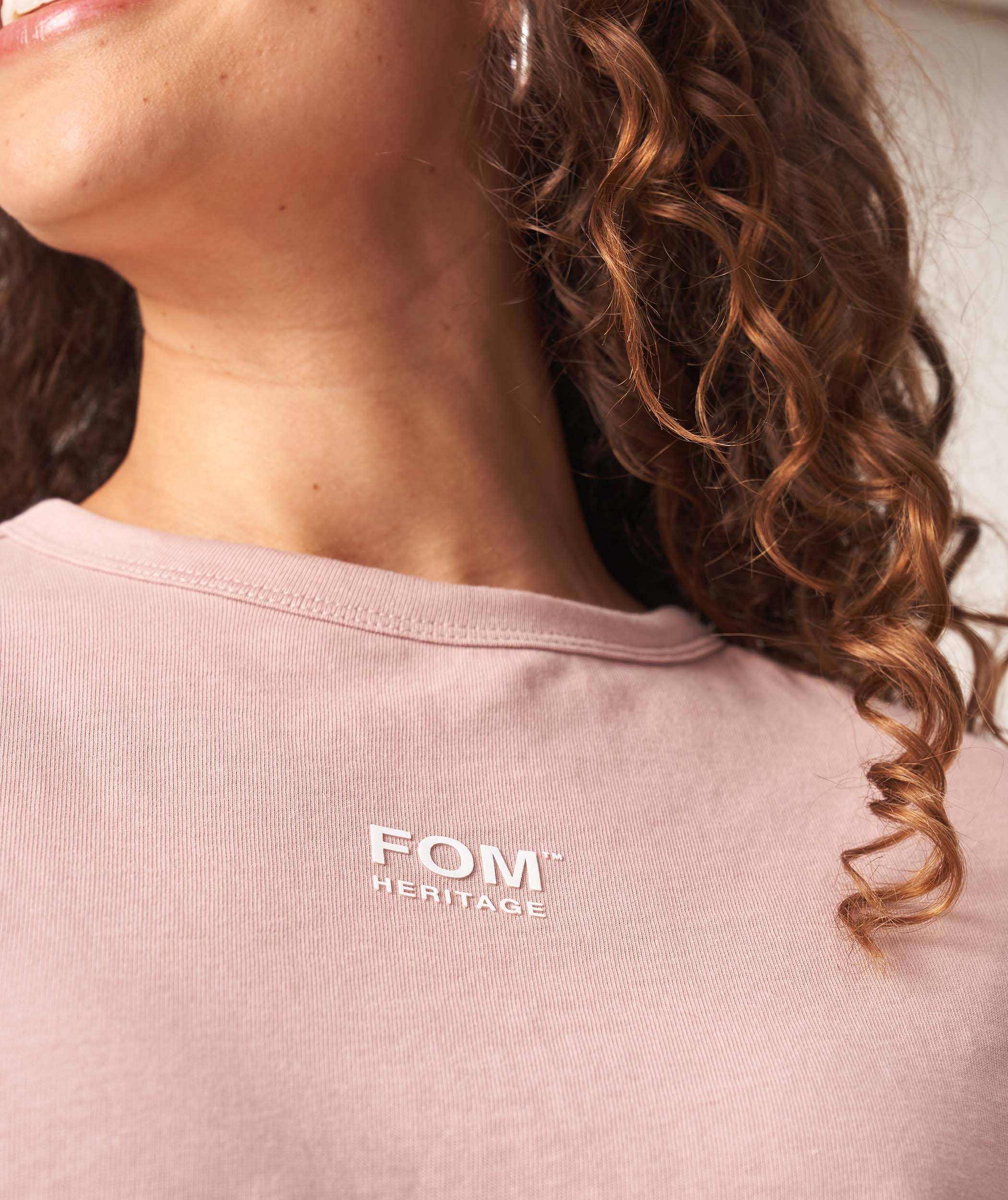 FOM x Koooooos Ladies Relaxed Heritage Tee - Rose Tan