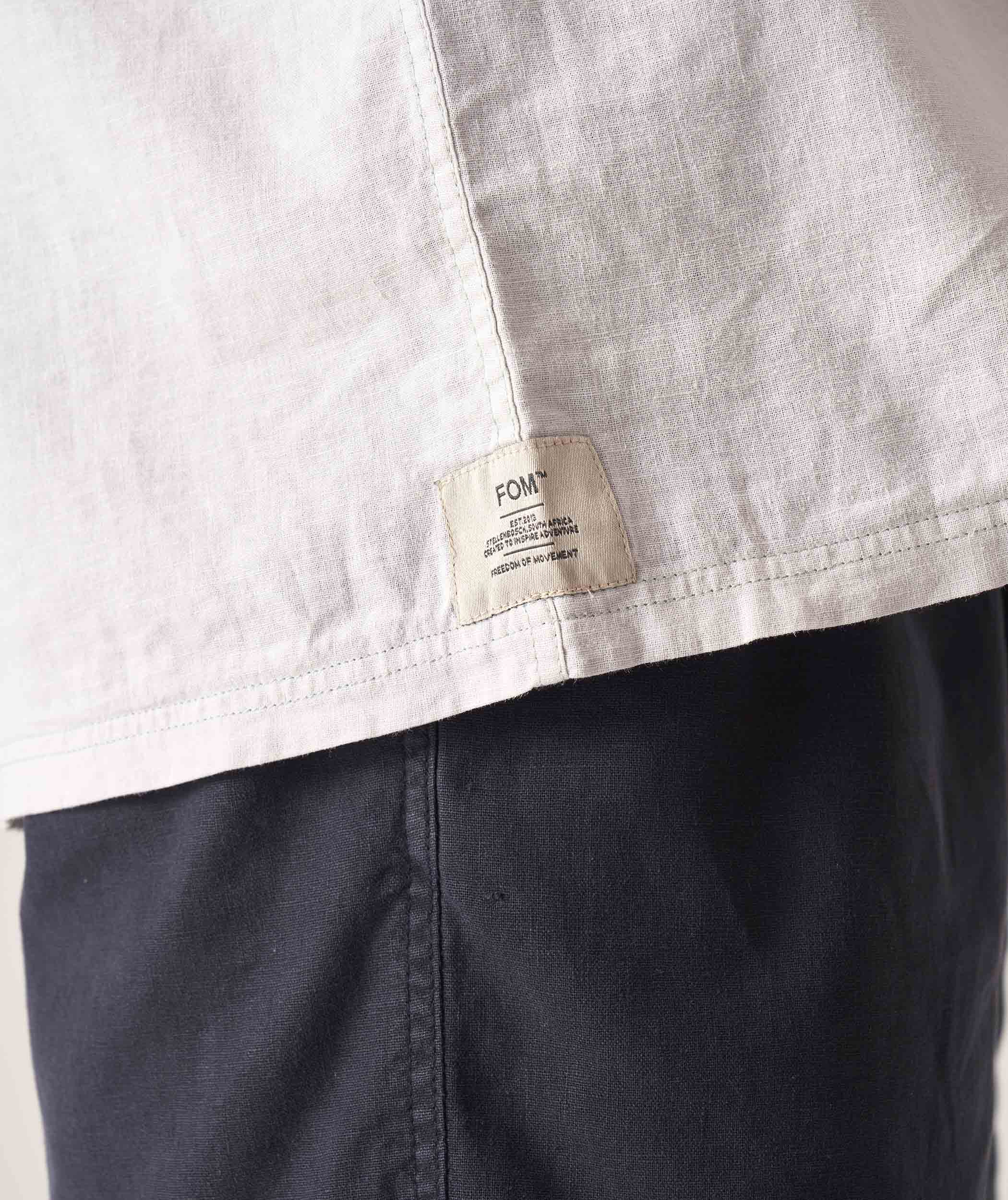 Men's Camp Collar Short Sleeve Shirt - Washed Seafoam