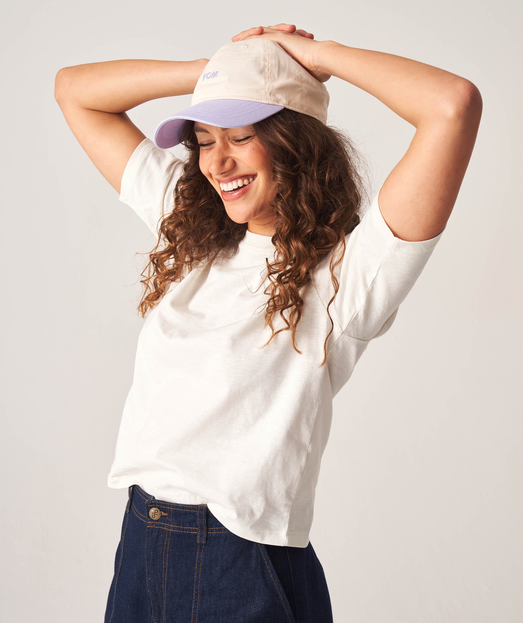 Ladies Standard Cotton Slub Tee - Ivory