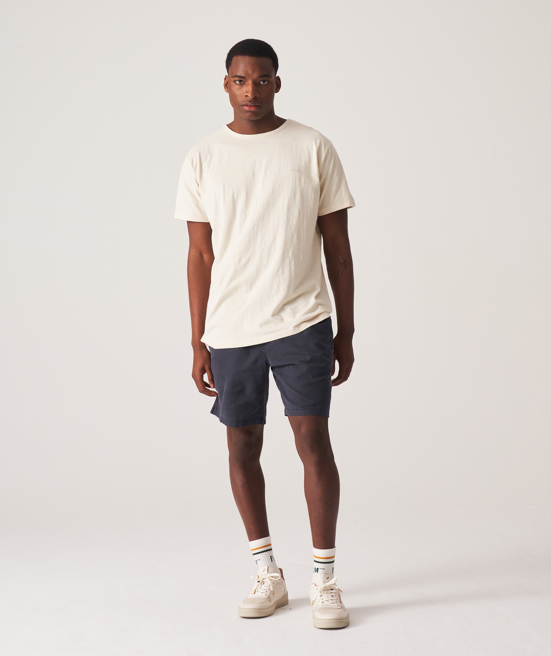 Mens Standard Cotton Slub Tee - Biscotti