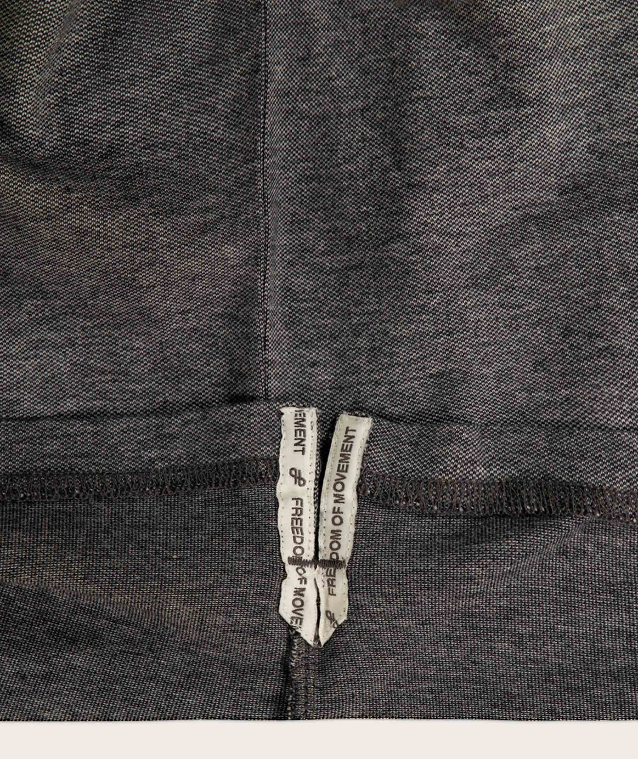 Mens Pique Golfer - Grey Melange