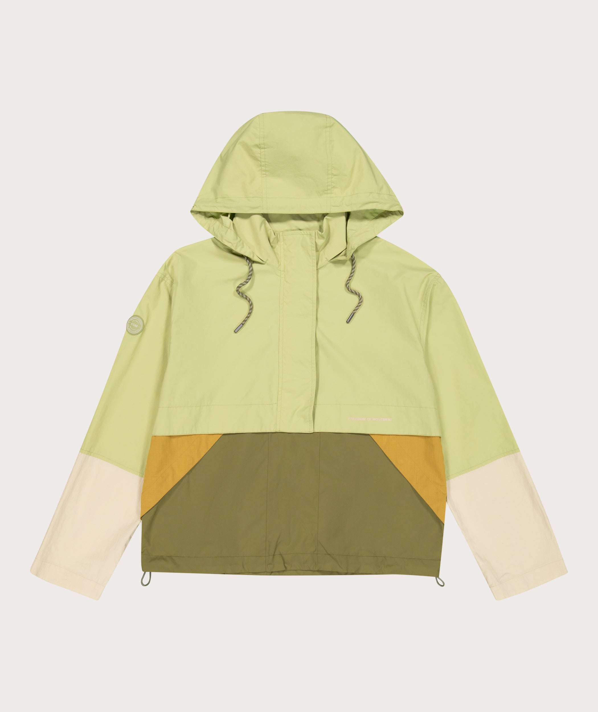 Ladies Anorak - Olive Multicolour