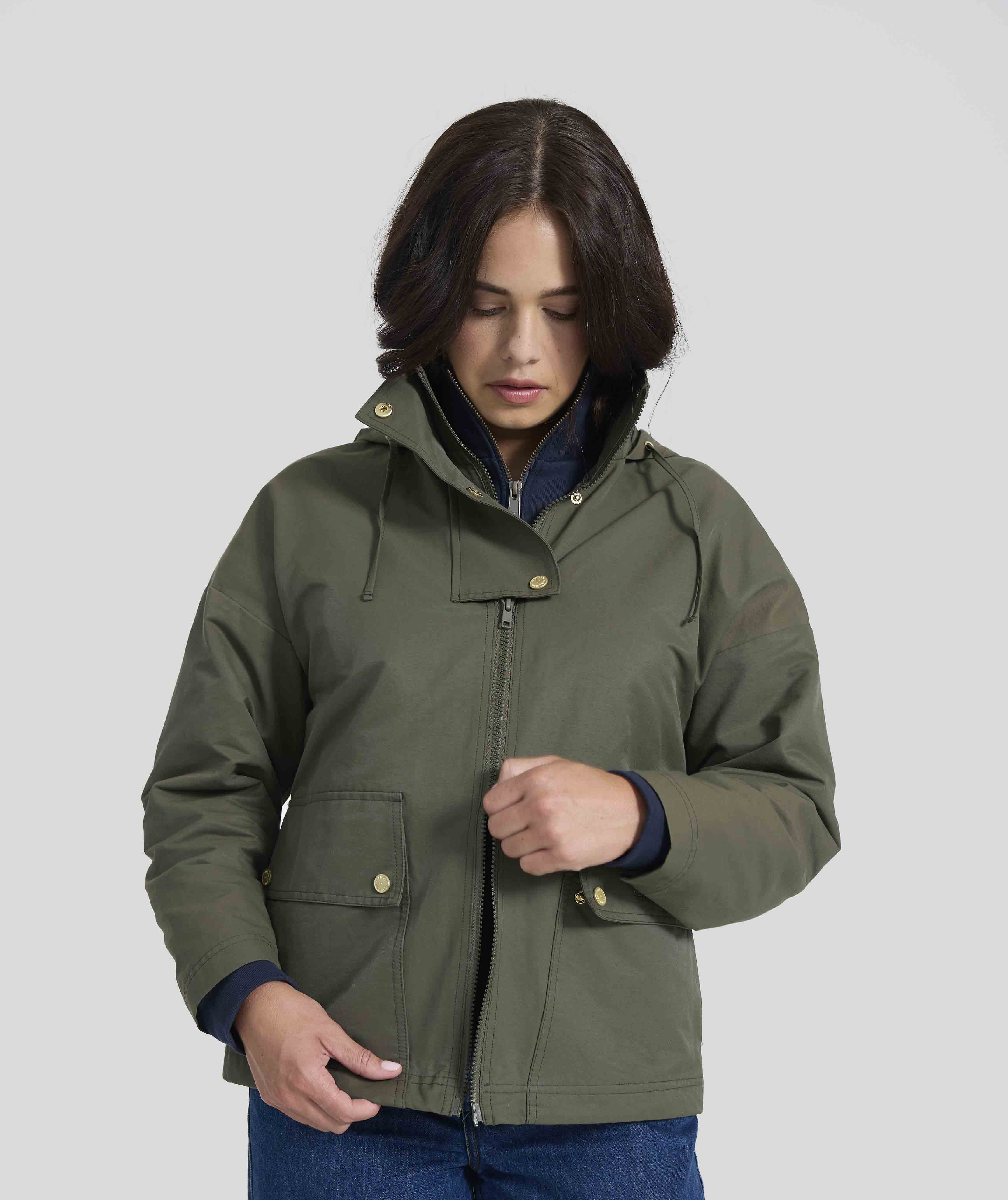 Ladies Field Jacket - Olive