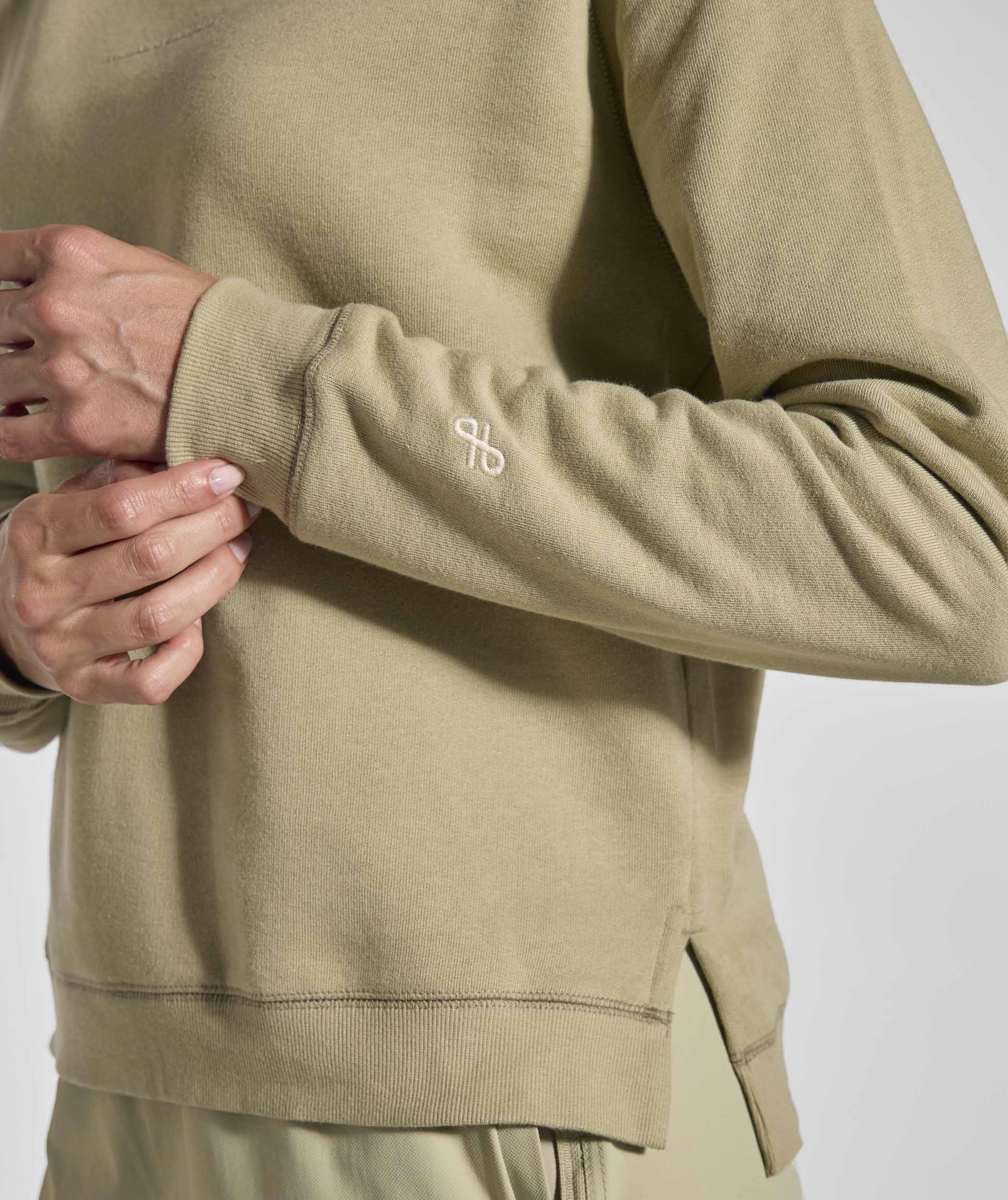 Ladies Raglan Sweater - Aloe