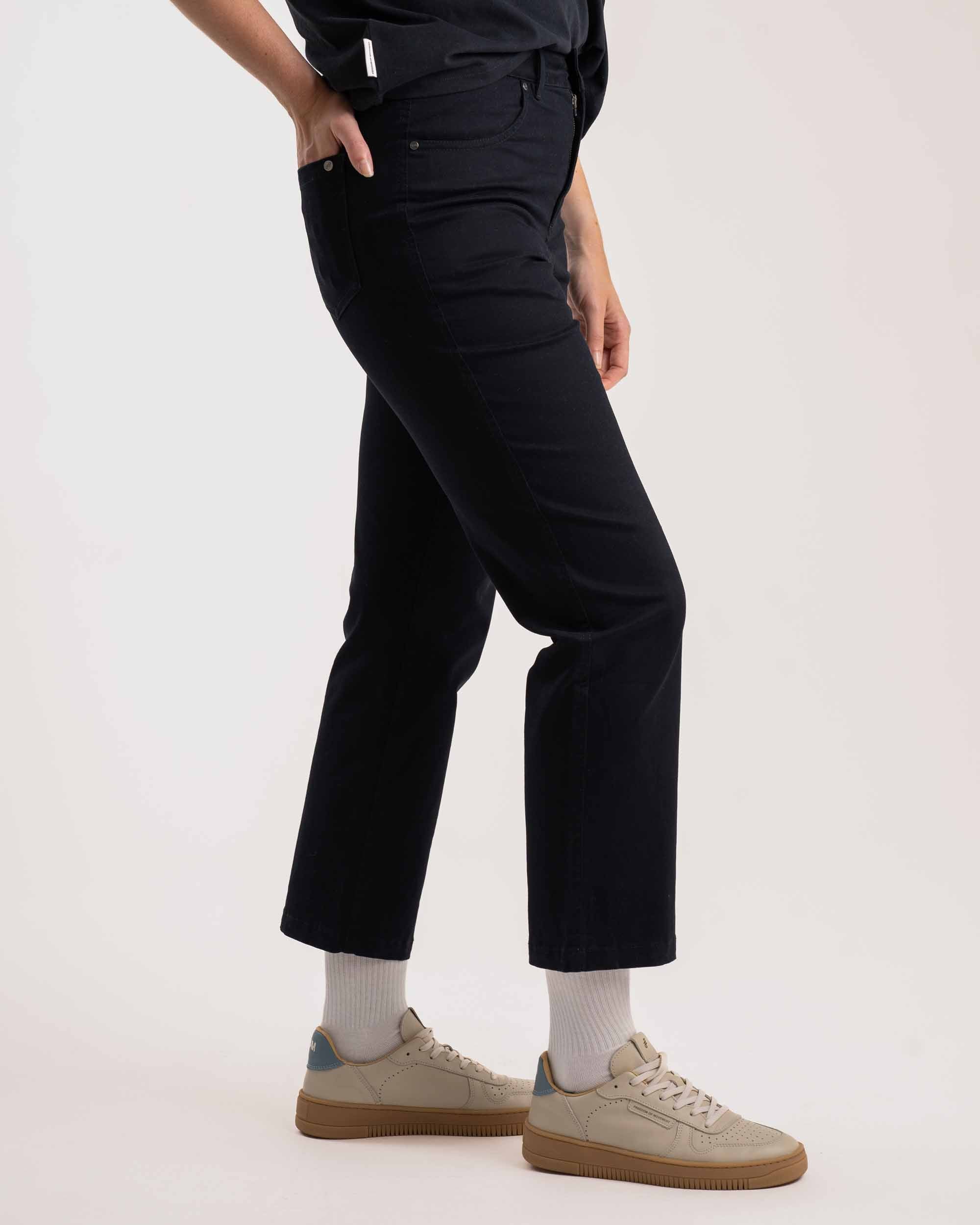 Ladies Regular Fit Pants - Black