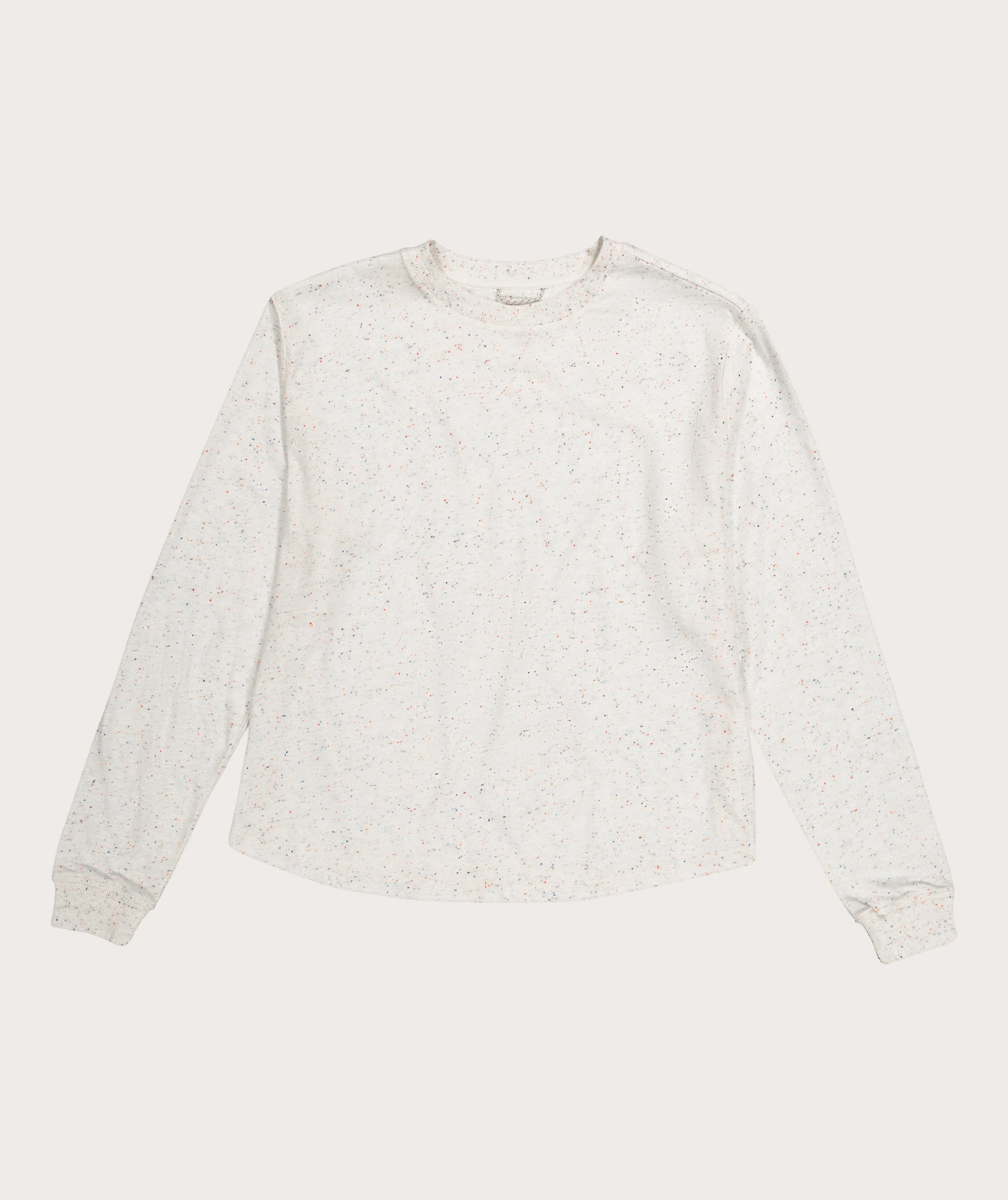 Ladies Outdoor Long Tee - Speckled Stone