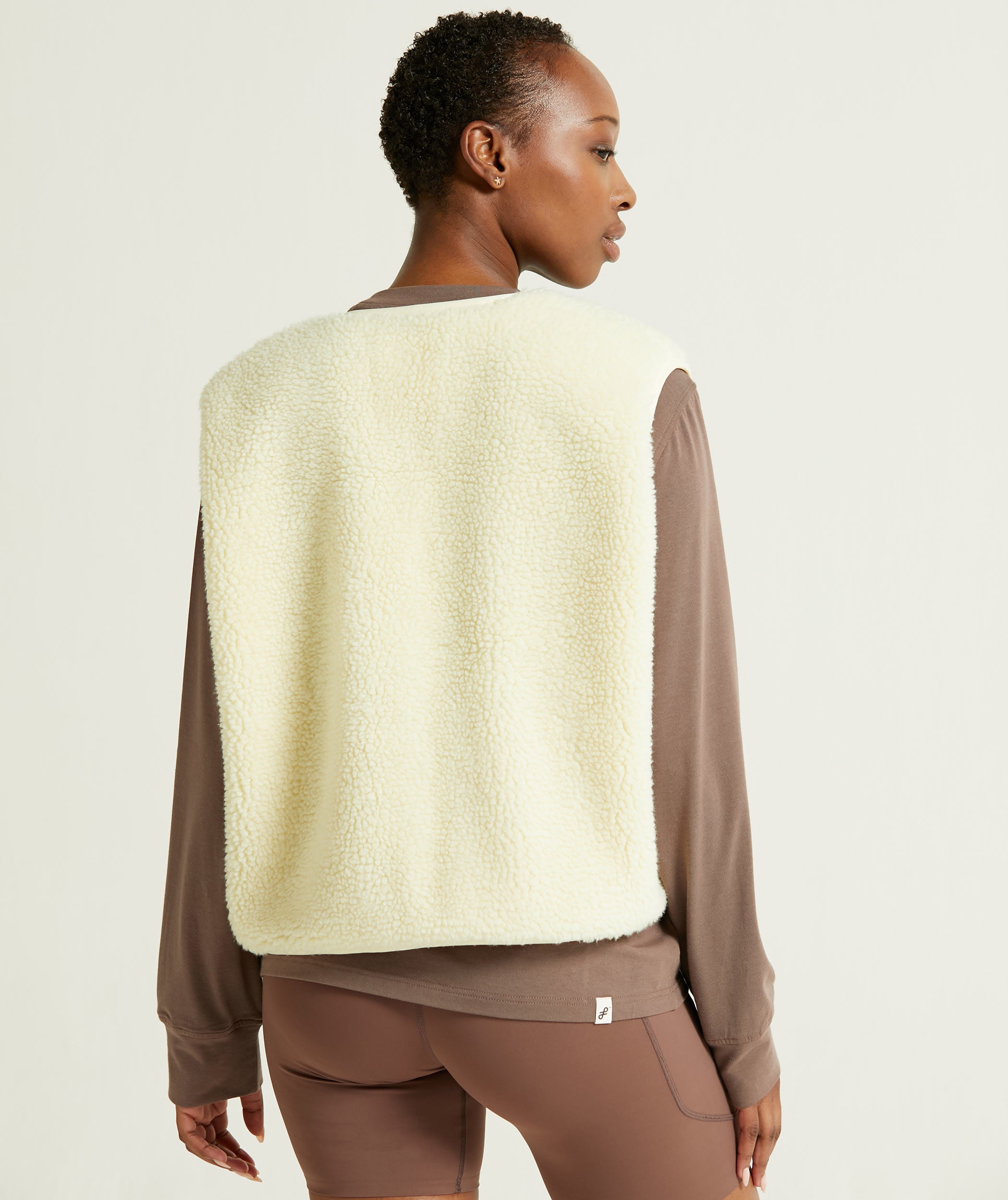 Ladies Fleece Gilet - Butter