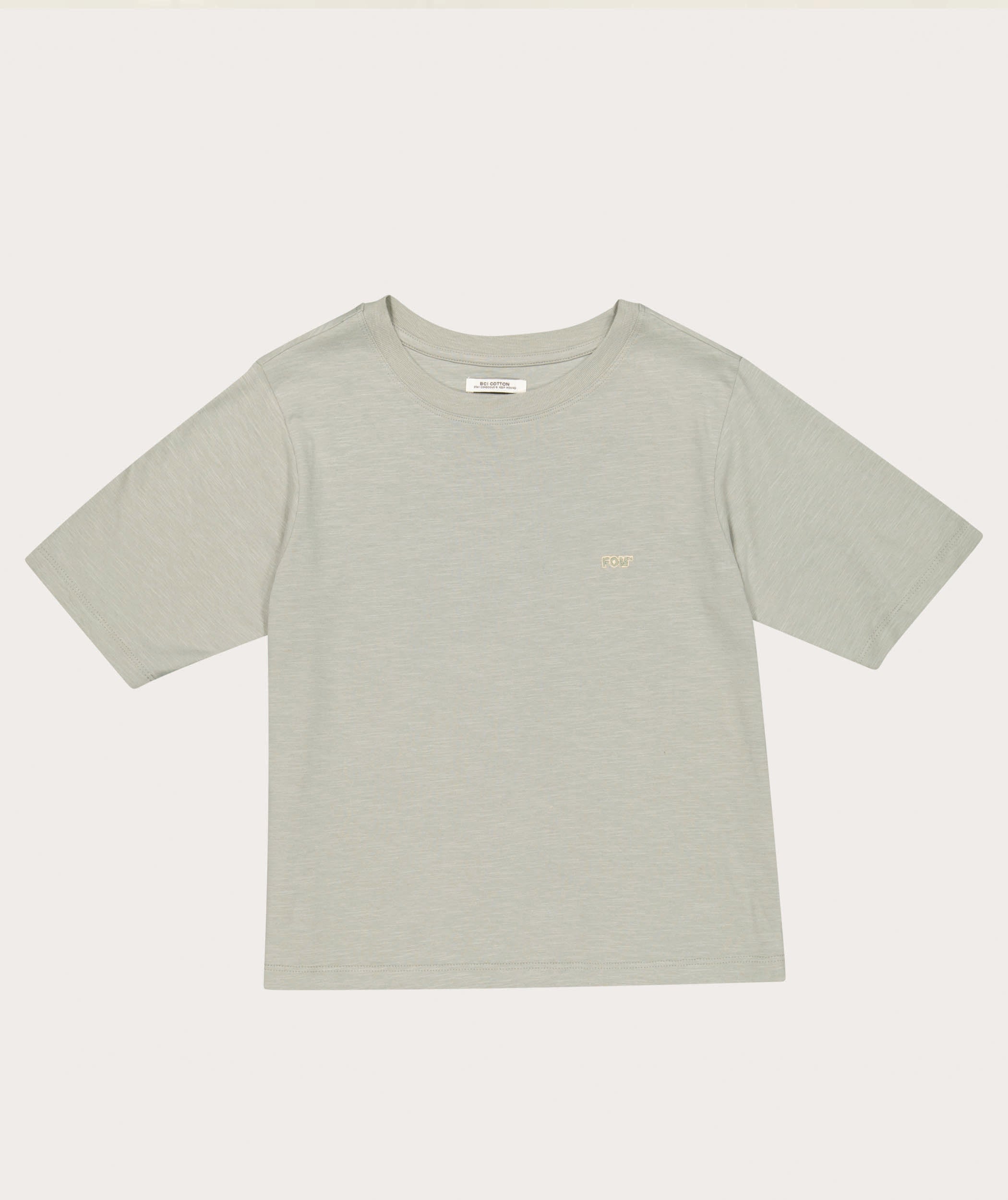 Ladies Standard Cotton Slub Tee - Mineral Grey