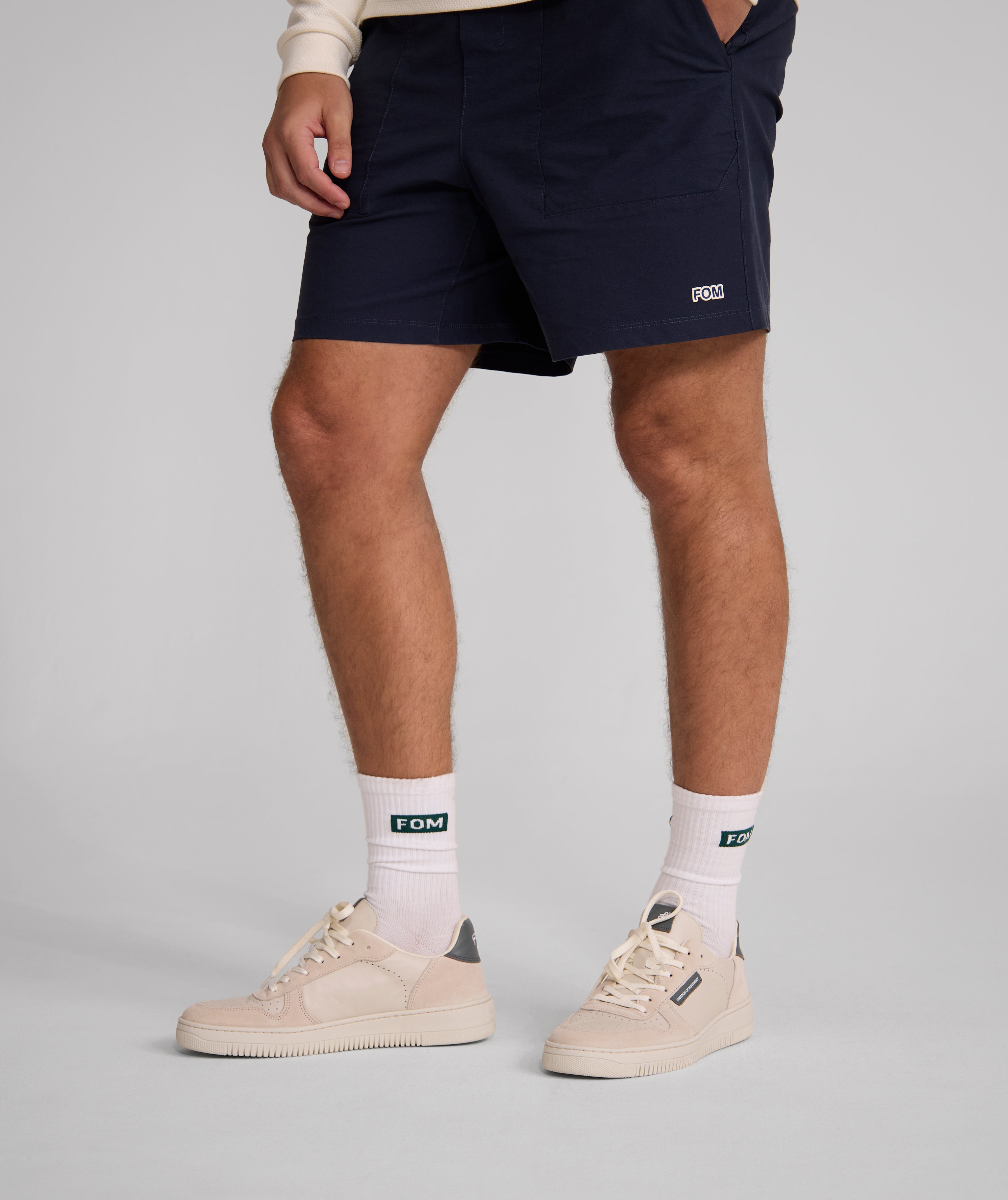 Mens FreeMotion Pull On Shorts - Navy
