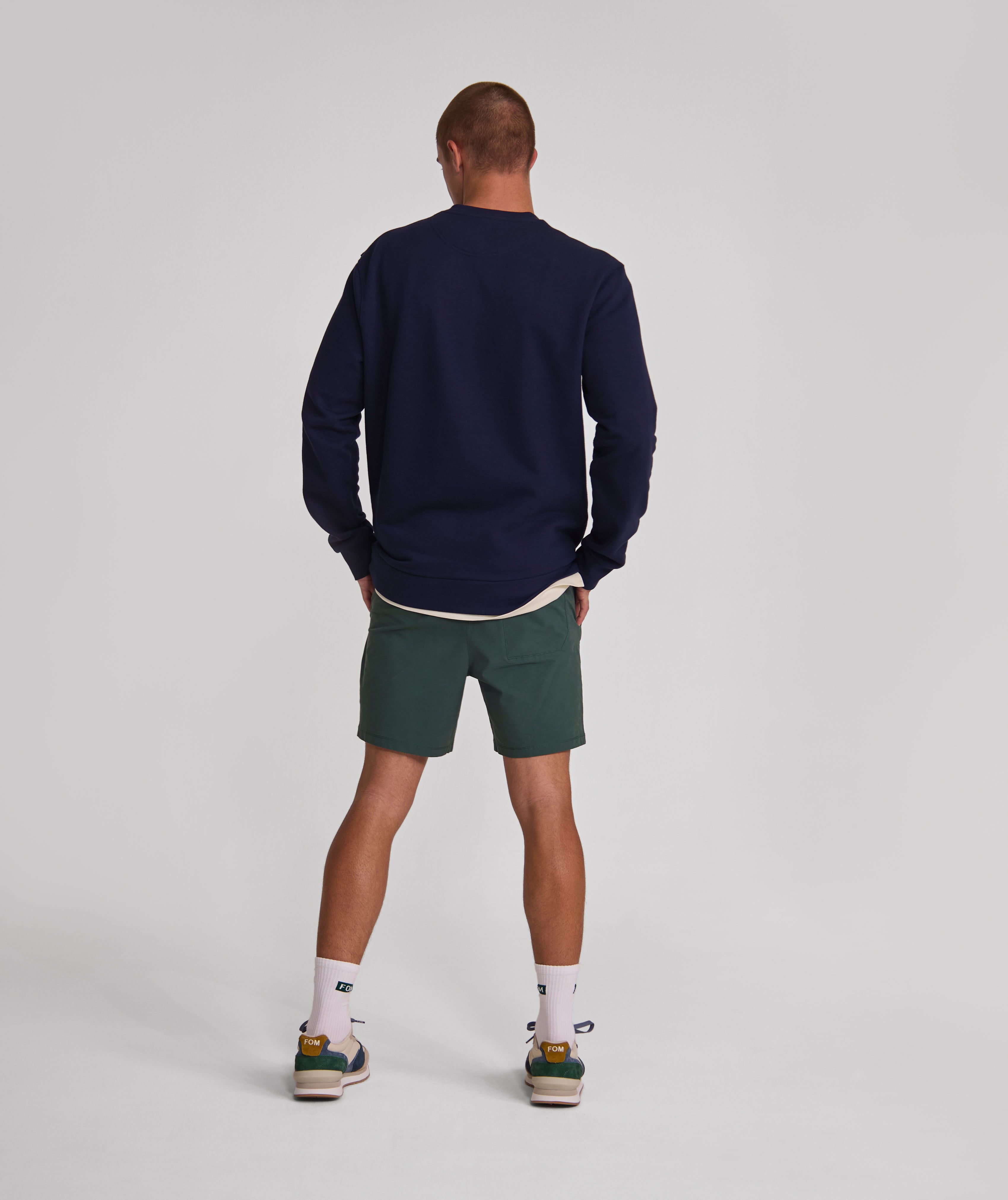 Mens FreeMotion Pull On Shorts - Forest Green